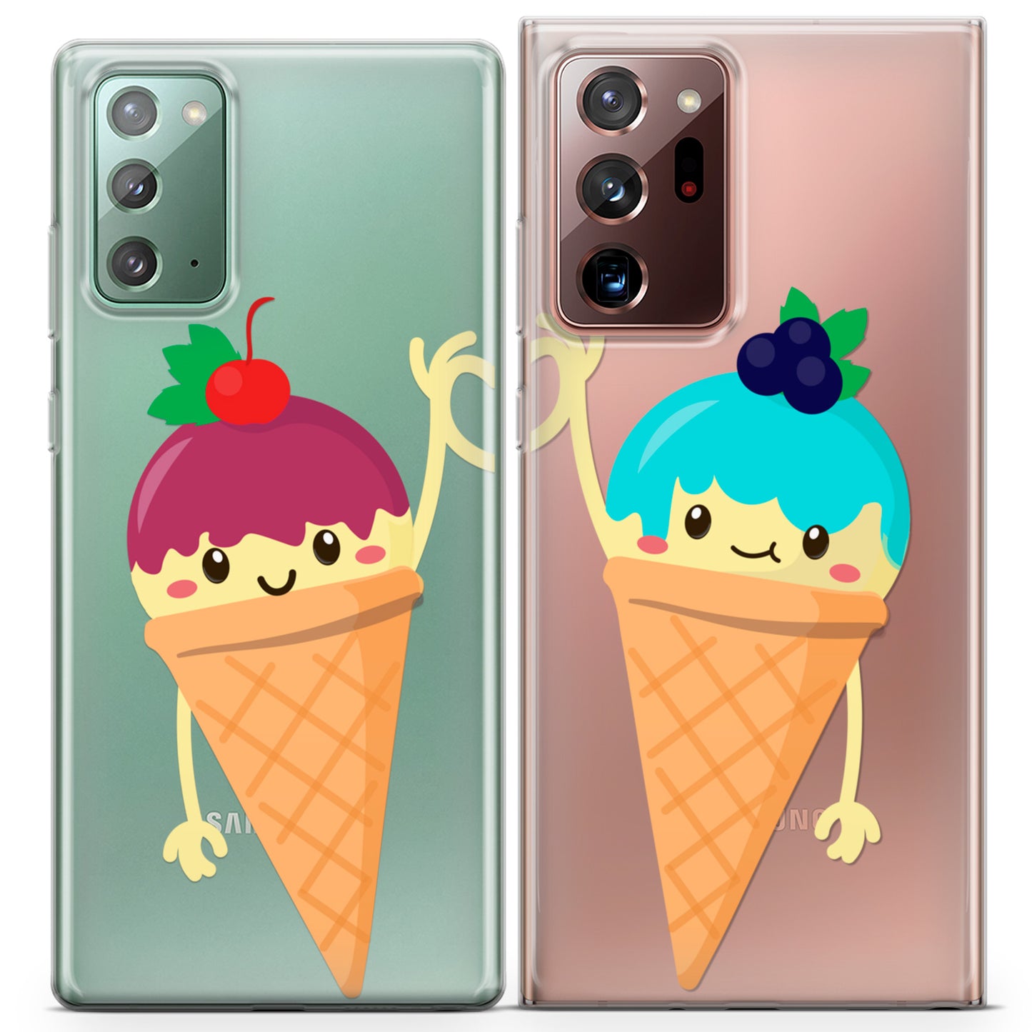 Cavka iPhone Couple Cases Summer Ice cream