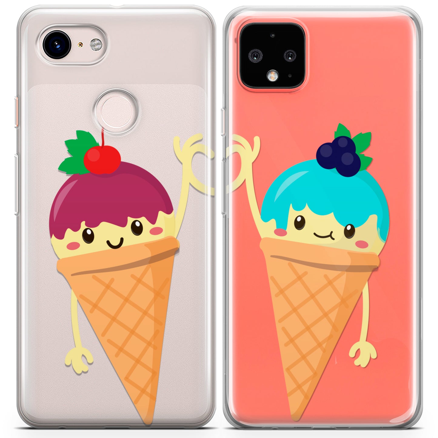 Cavka iPhone Couple Cases Summer Ice cream