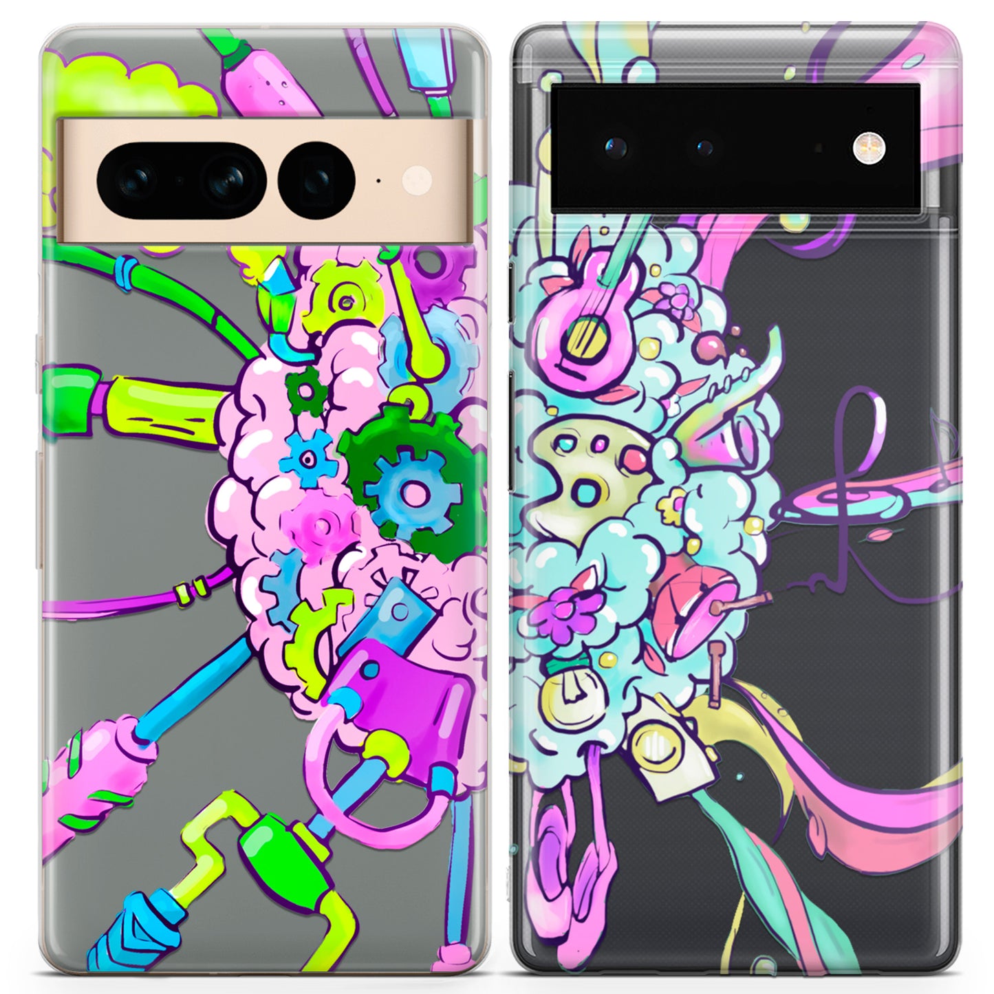 Cavka iPhone Couple Cases Artistic Brain