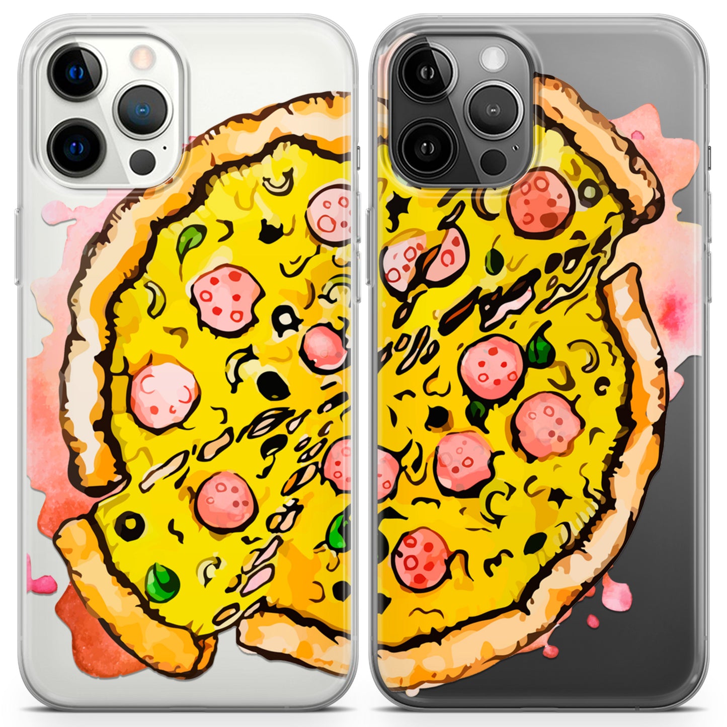 Cavka iPhone Couple Cases Pizza Slices