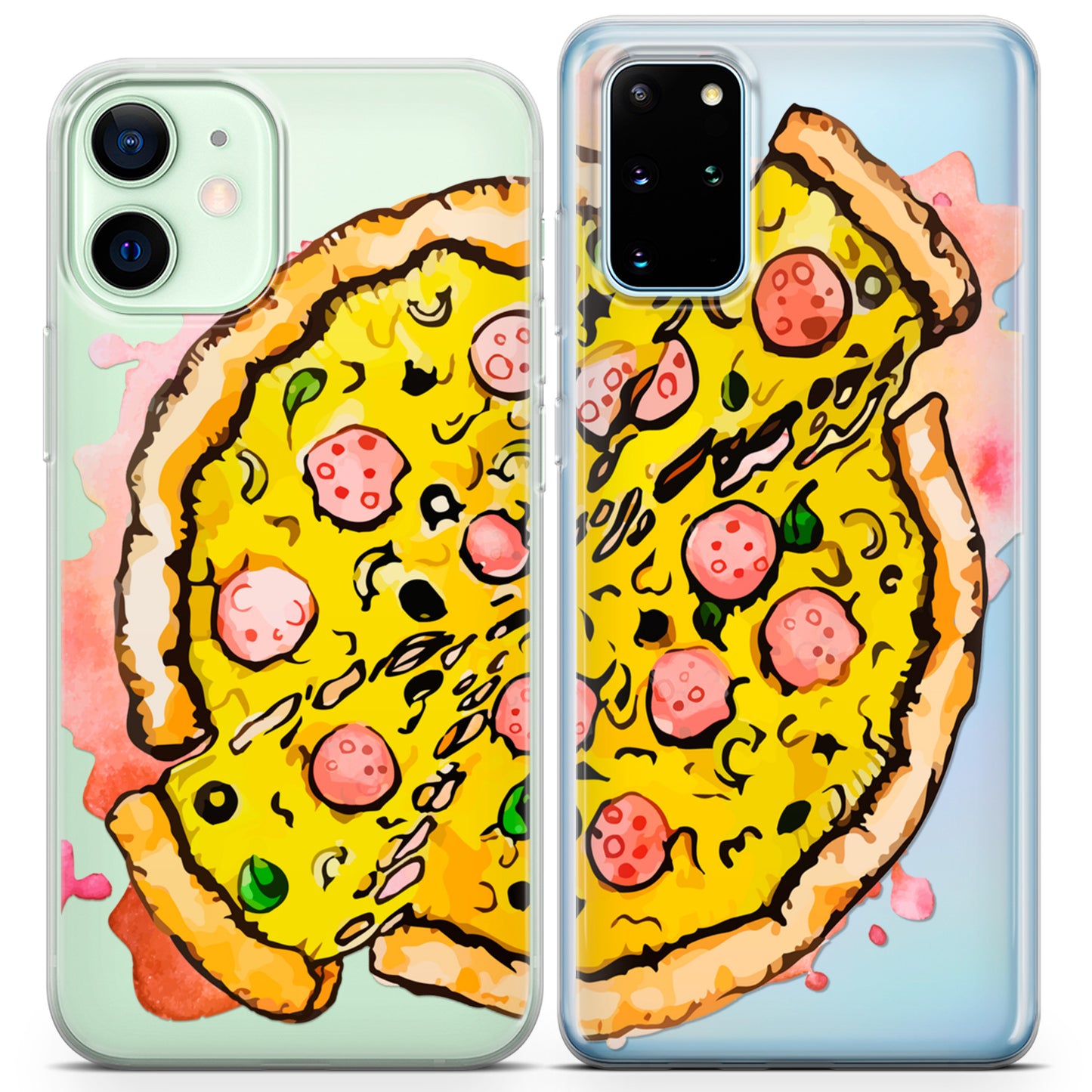 Cavka iPhone Couple Cases Pizza Slices