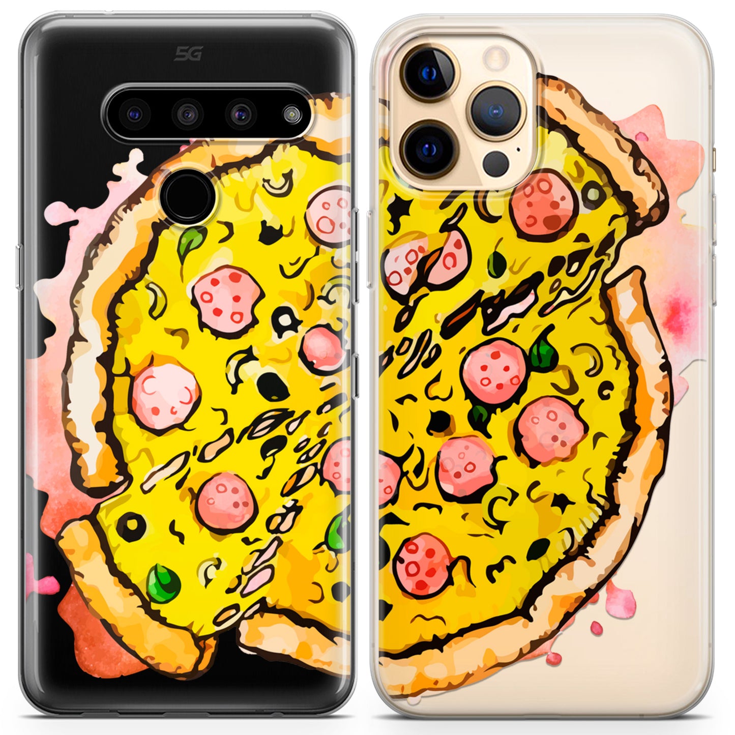 Cavka iPhone Couple Cases Pizza Slices