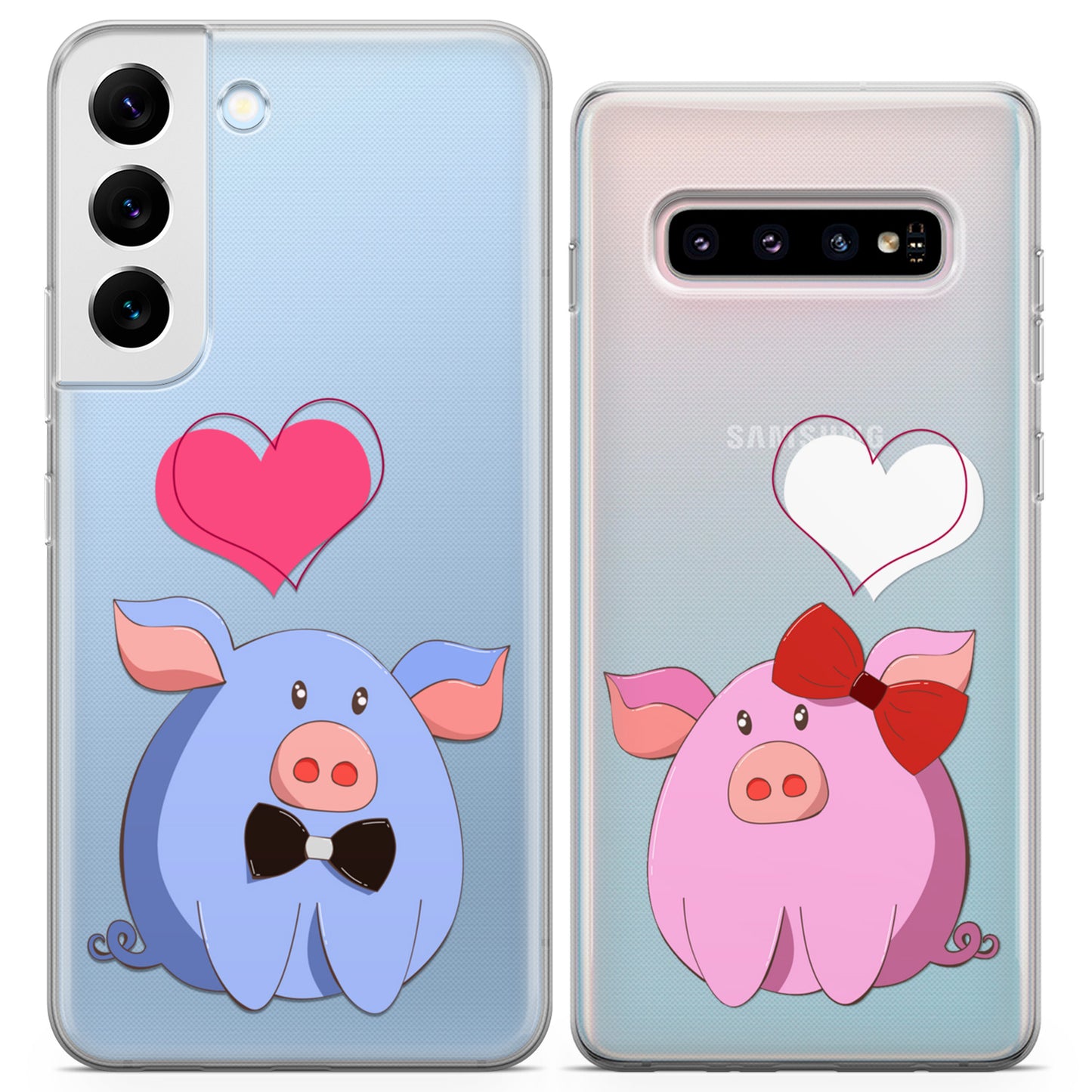 Cavka iPhone Couple Cases Cute Piglets