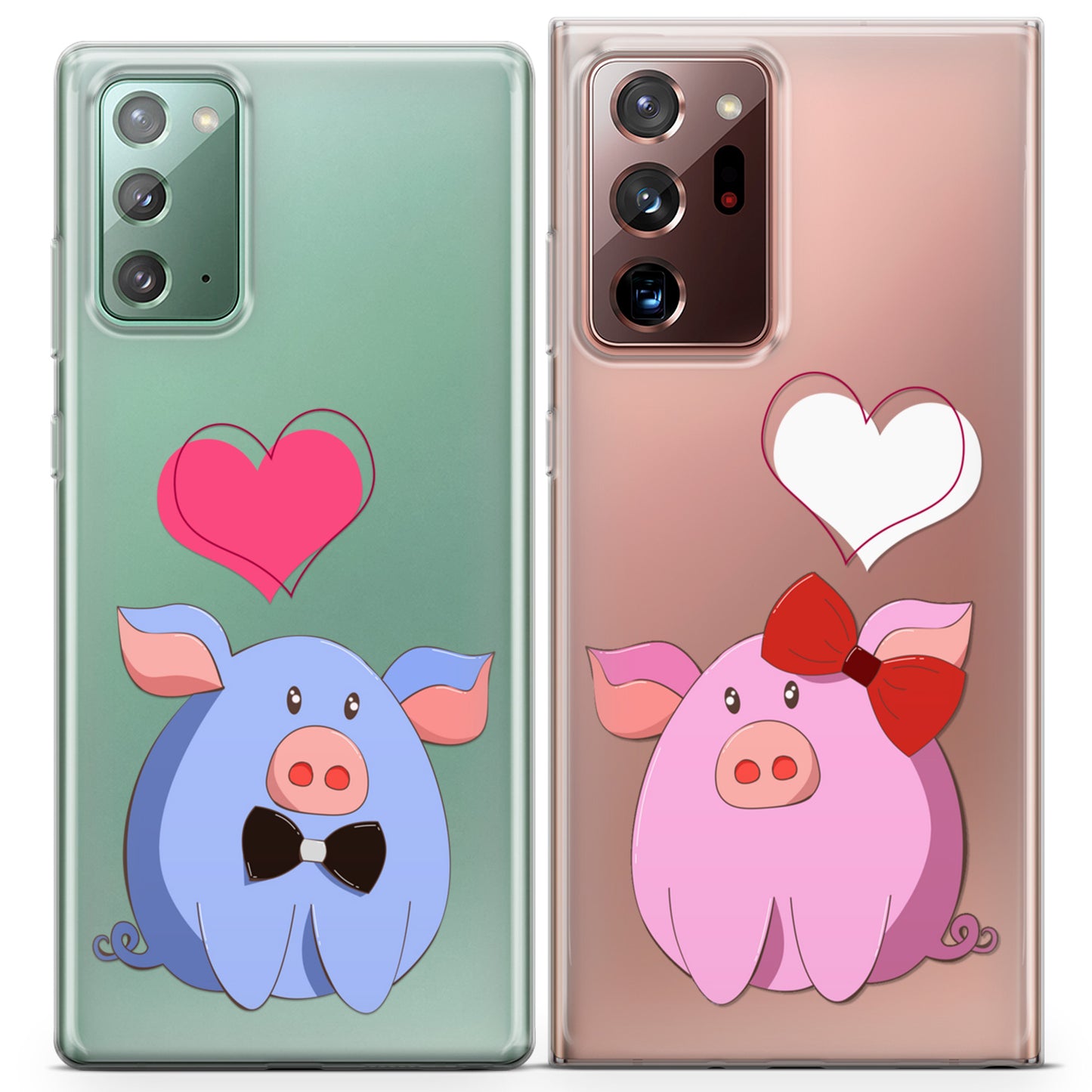 Cavka iPhone Couple Cases Cute Piglets