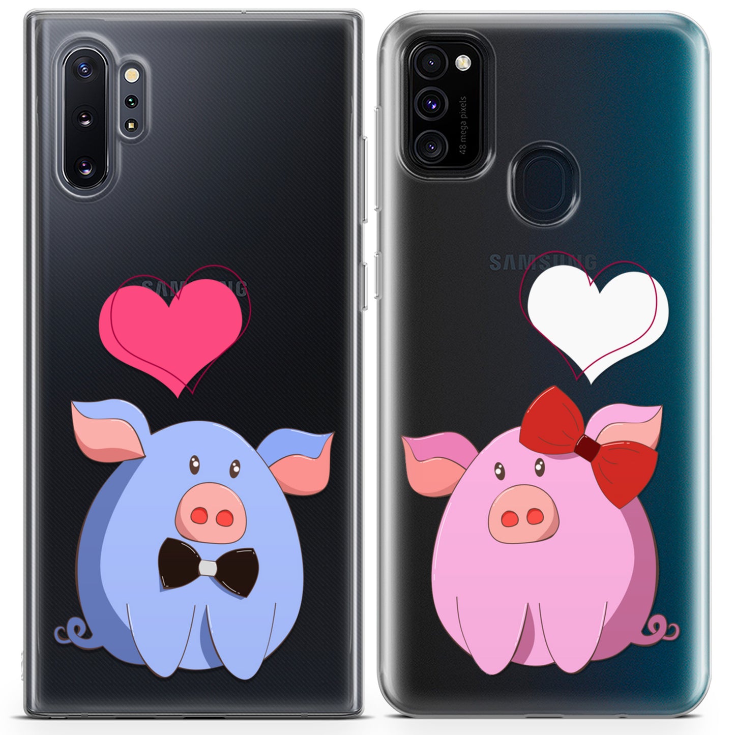 Cavka iPhone Couple Cases Cute Piglets