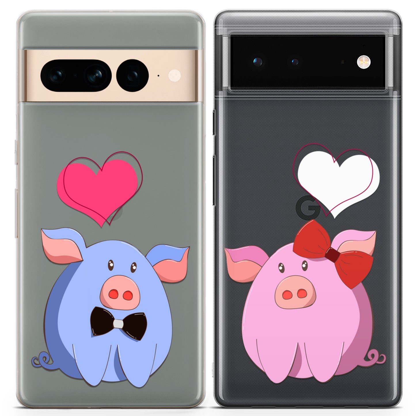 Cavka iPhone Couple Cases Cute Piglets