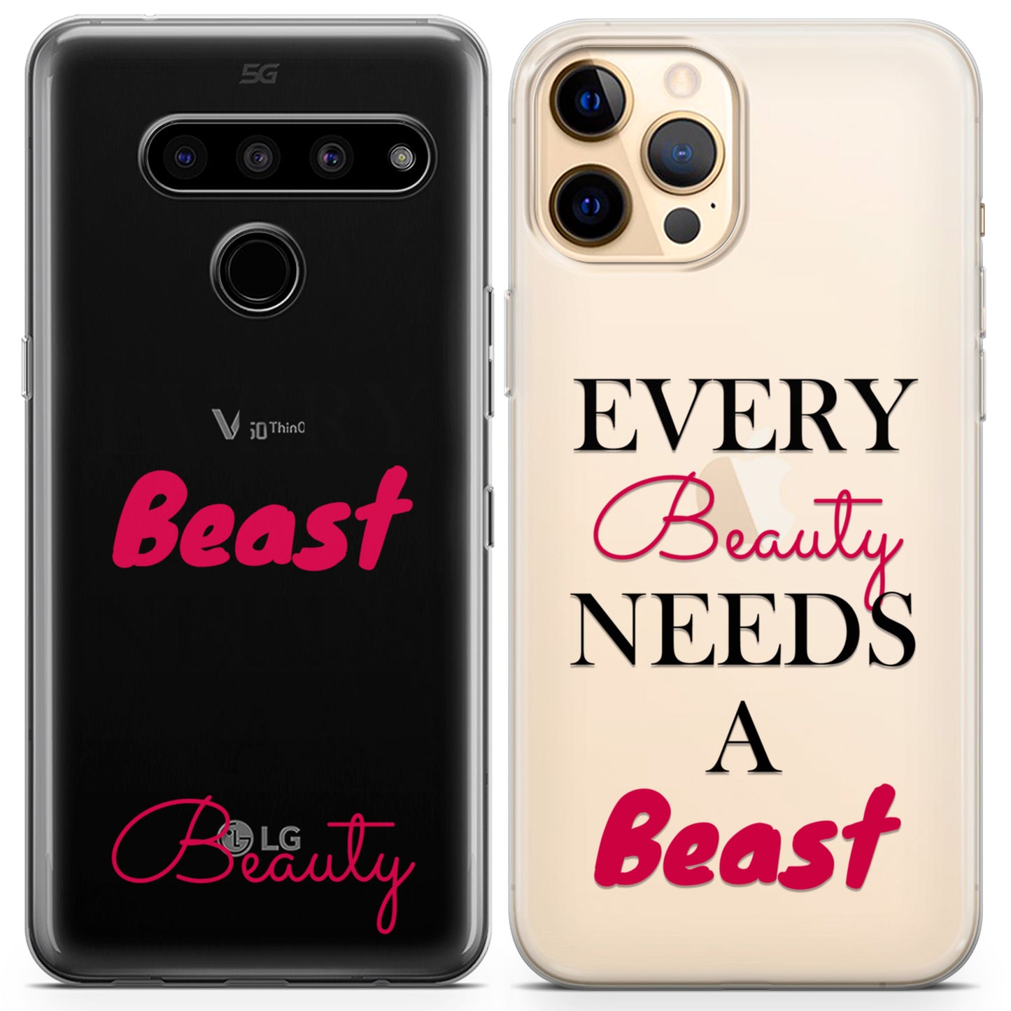 Cavka iPhone Couple Cases Every Beauty Needs a Beast