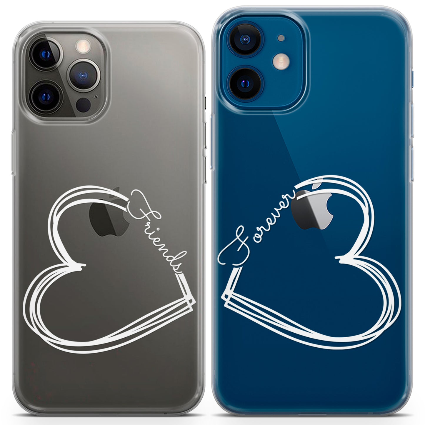 Cavka iPhone Couple Cases Friends Hearts