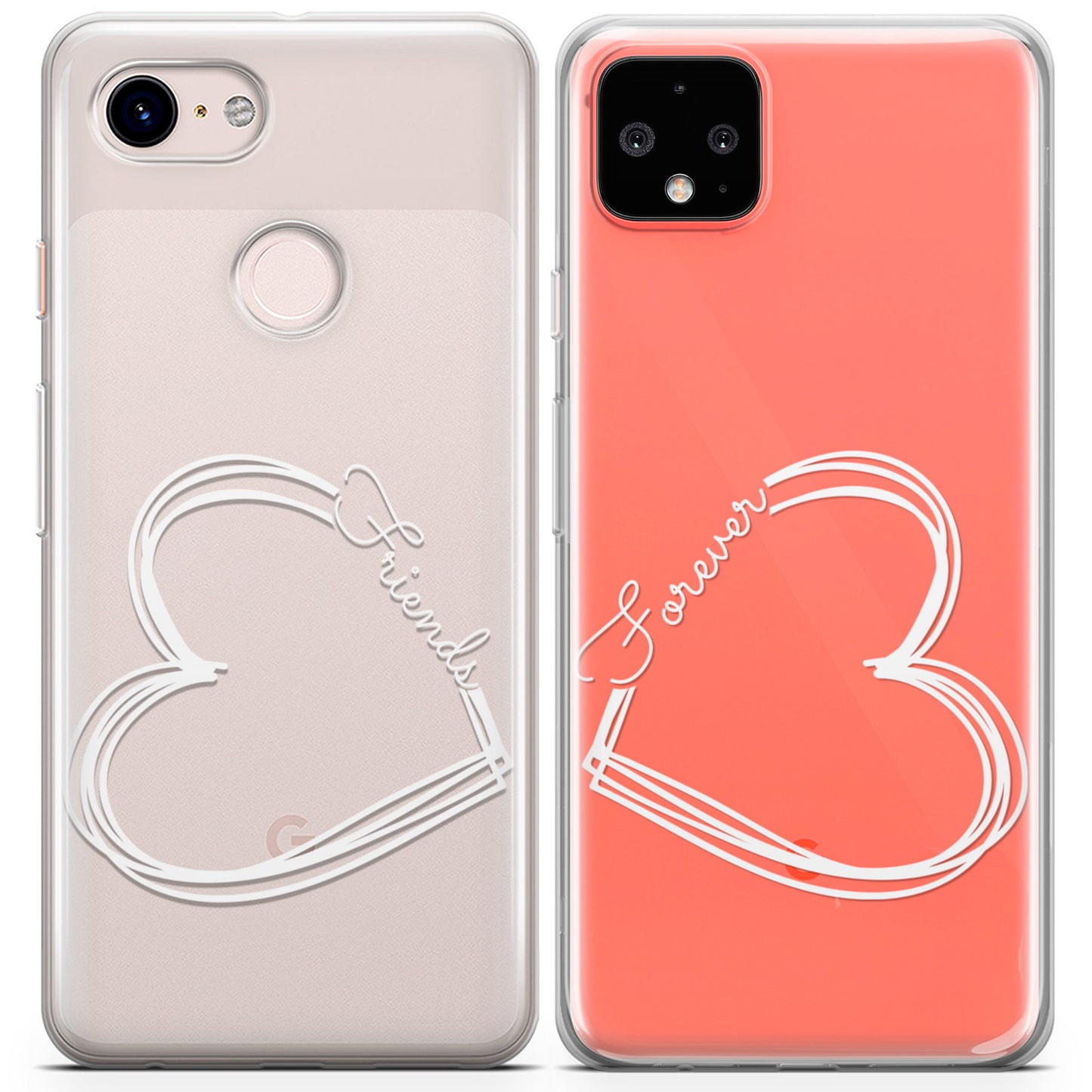 Cavka iPhone Couple Cases Friends Hearts