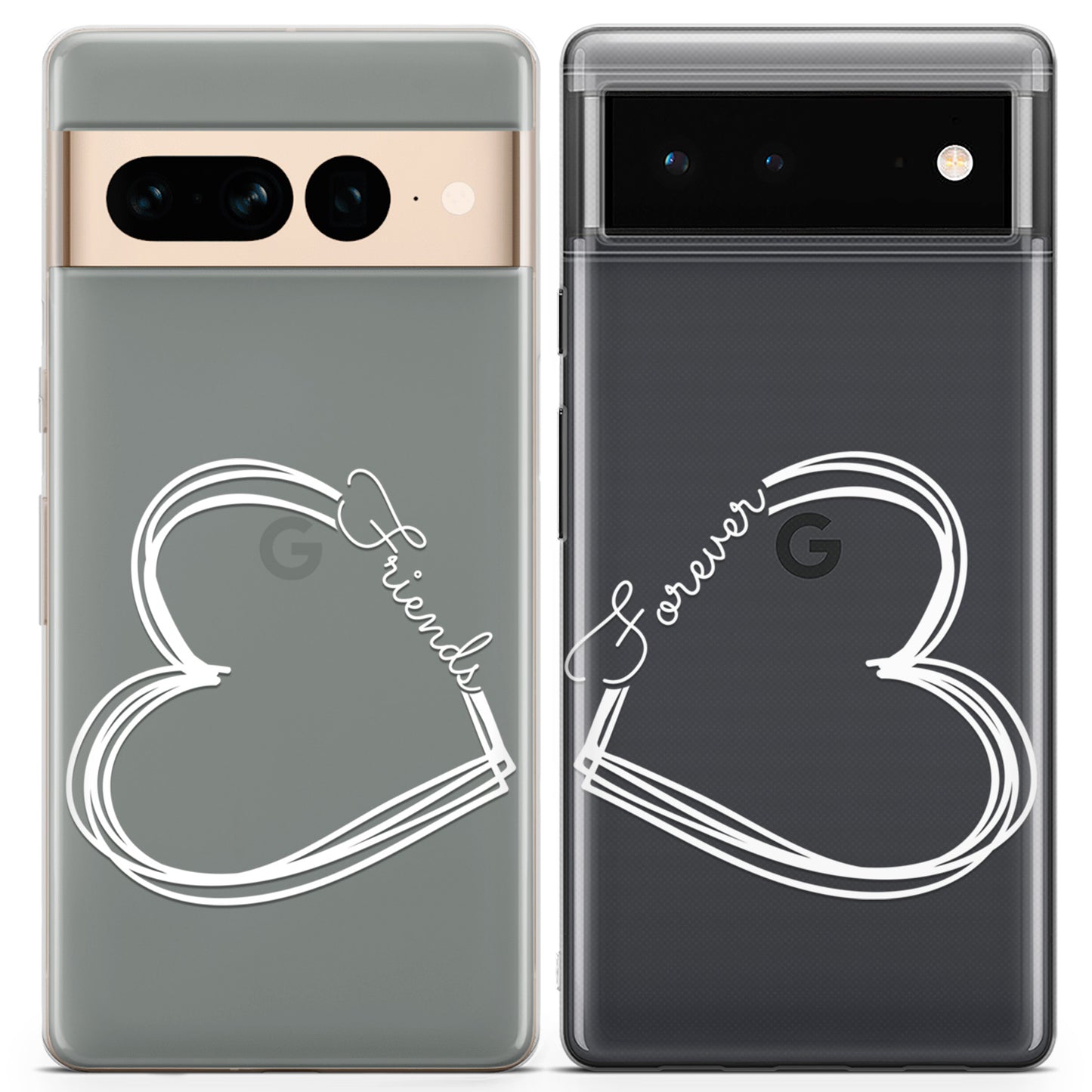 Cavka iPhone Couple Cases Friends Hearts