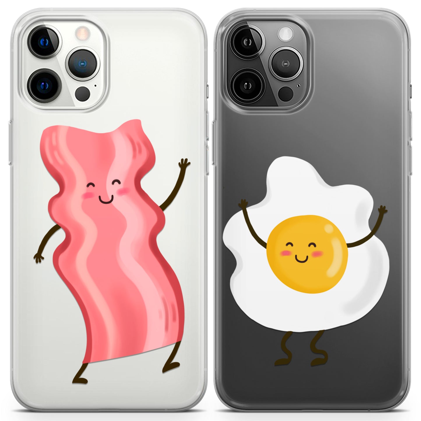 Cavka iPhone Couple Cases Bacon and Egg