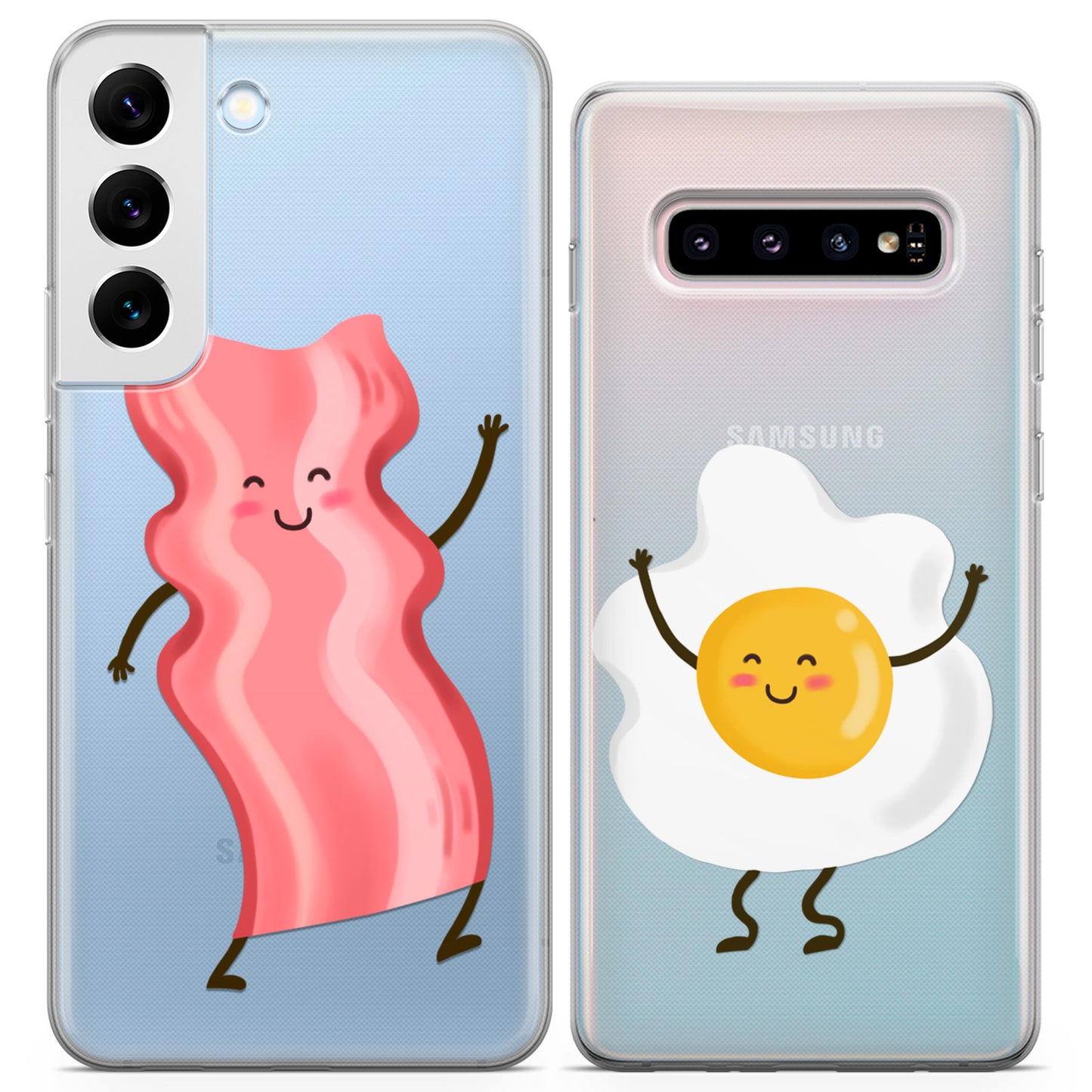 Cavka iPhone Couple Cases Bacon and Egg