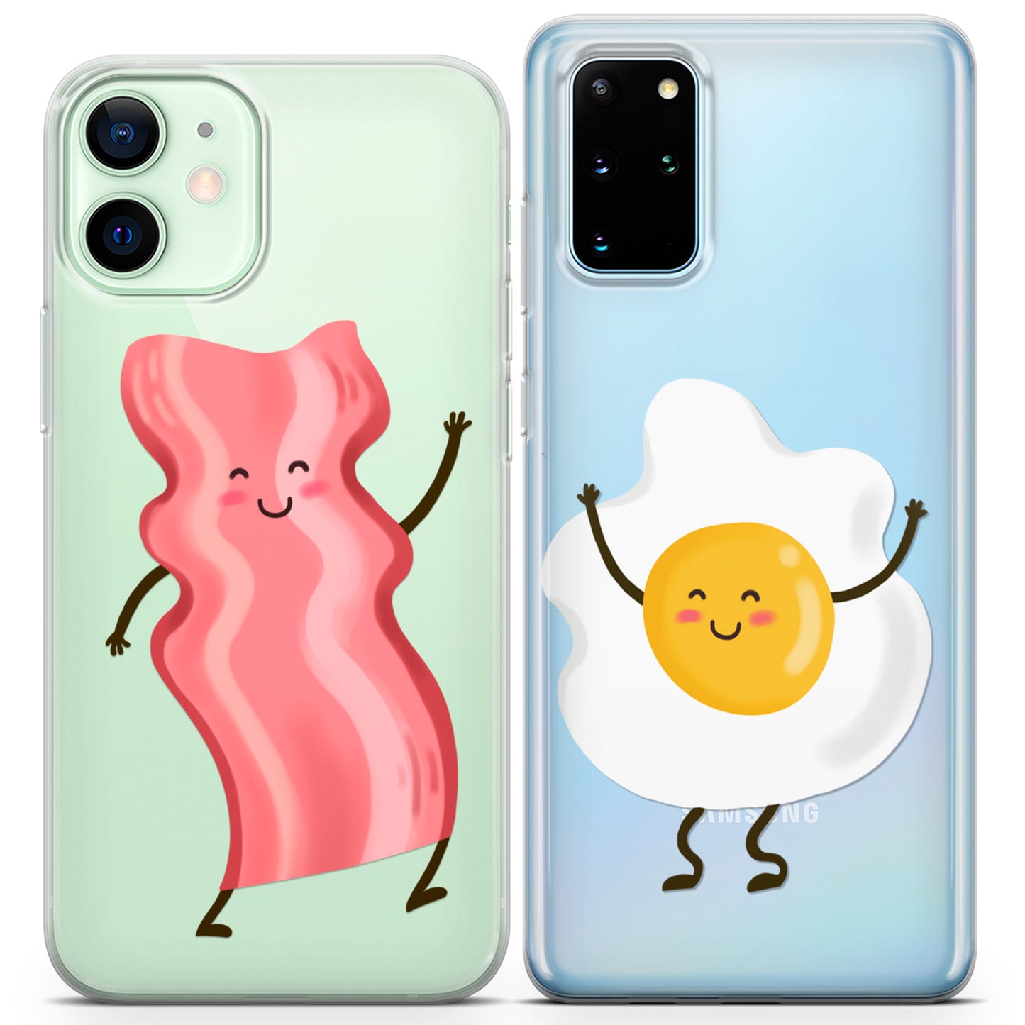 Cavka iPhone Couple Cases Bacon and Egg