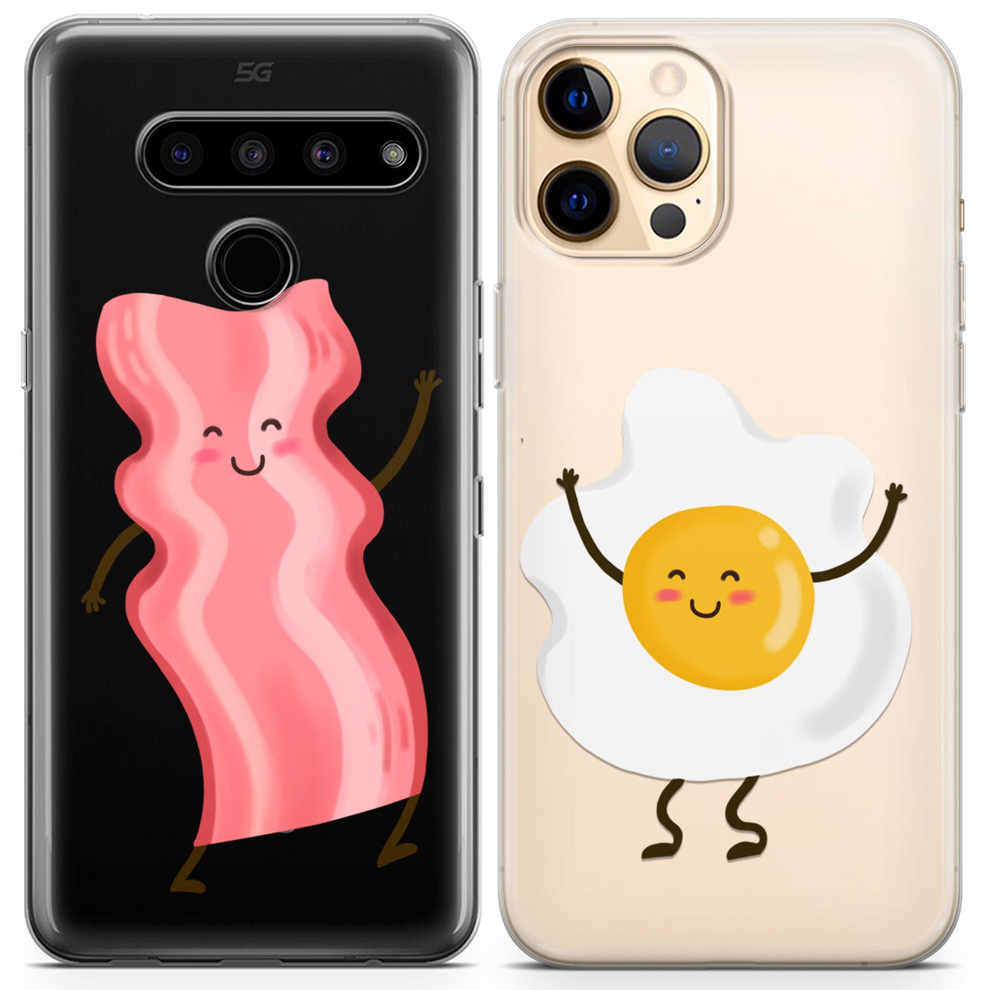 Cavka iPhone Couple Cases Bacon and Egg