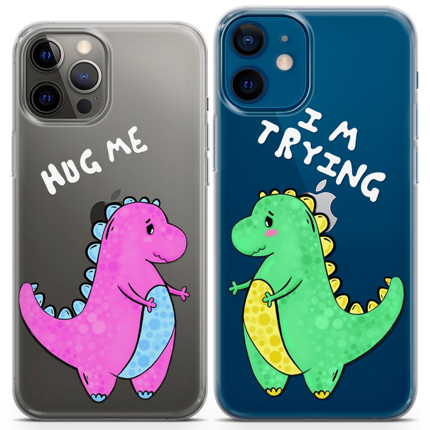 Cavka iPhone Couple Cases Adorable Dinos