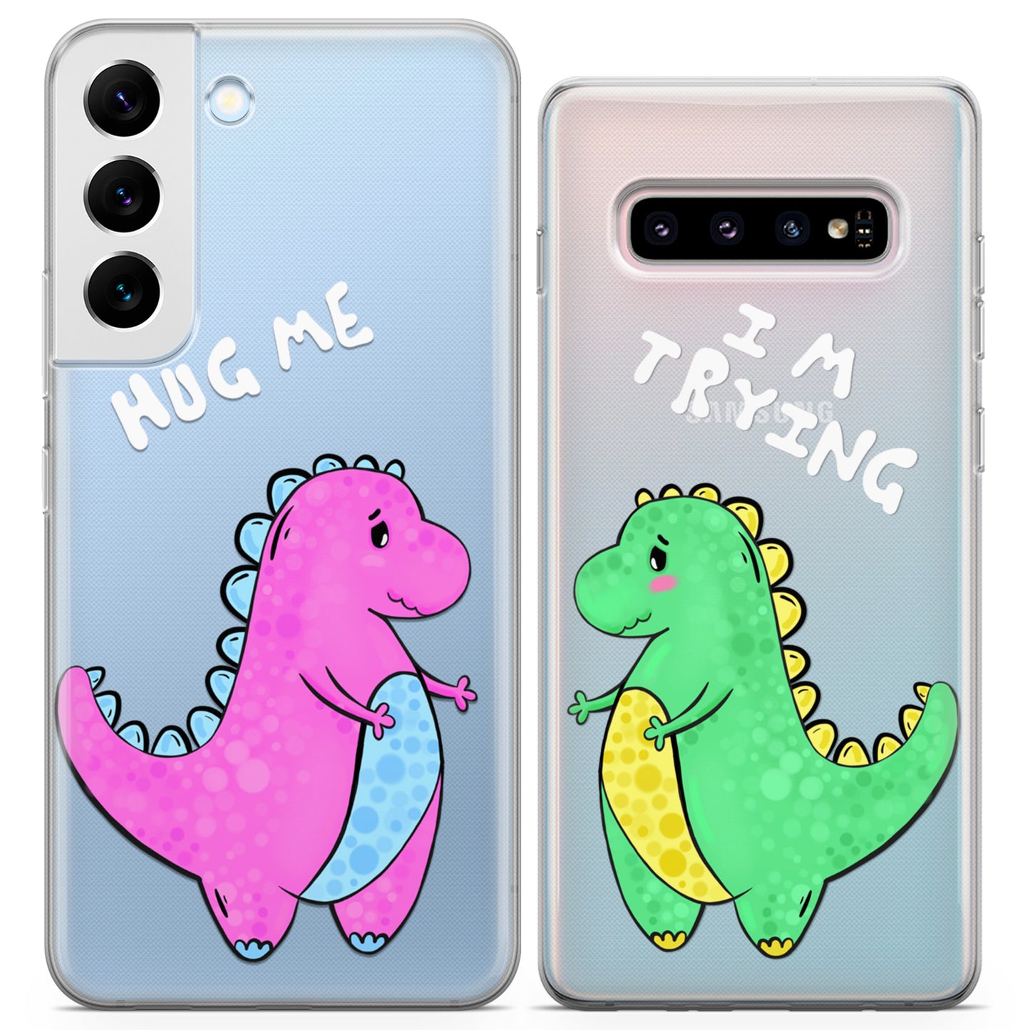 Cavka iPhone Couple Cases Adorable Dinos