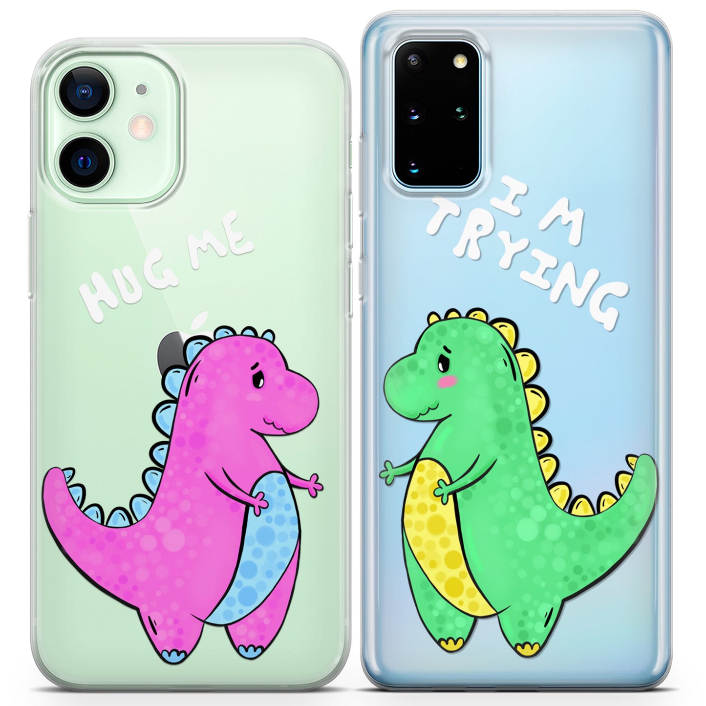 Cavka iPhone Couple Cases Adorable Dinos