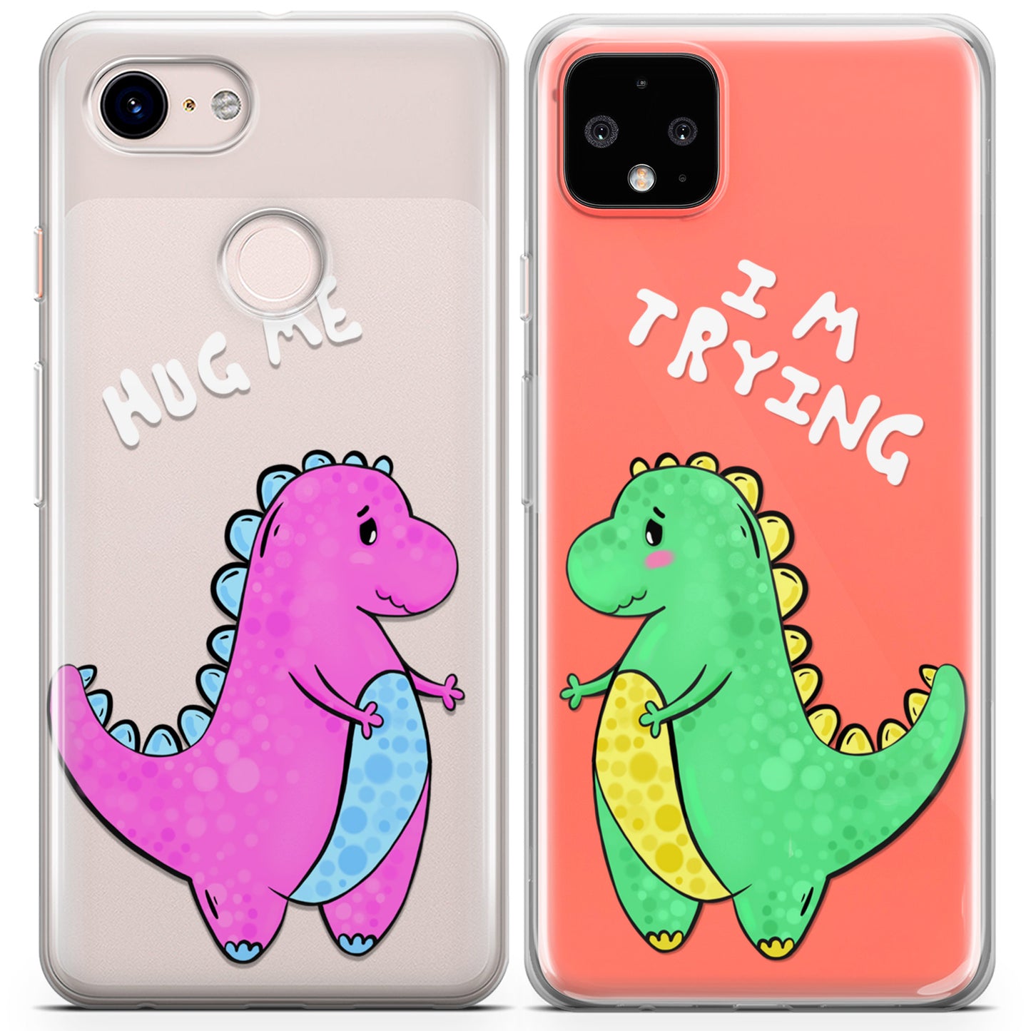 Cavka iPhone Couple Cases Adorable Dinos