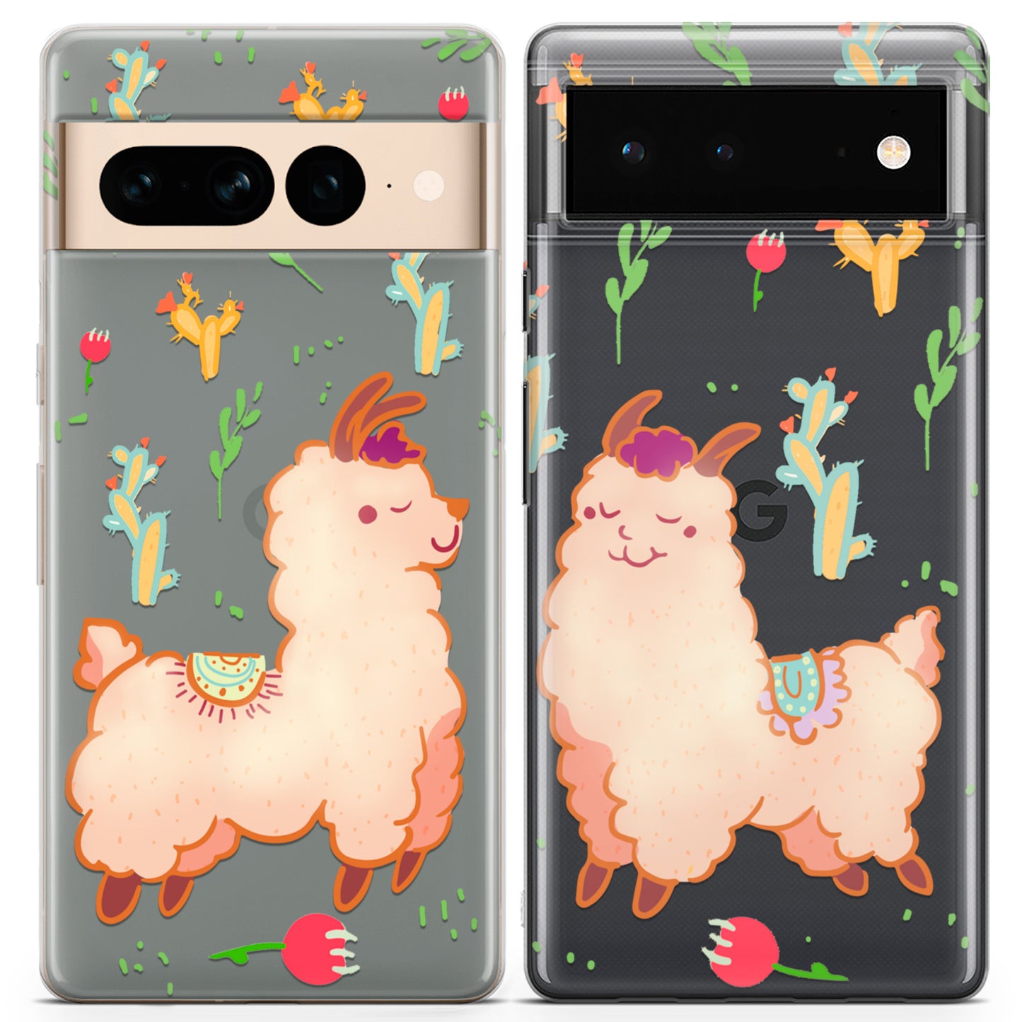 Cavka iPhone Couple Cases Pretty Llamas