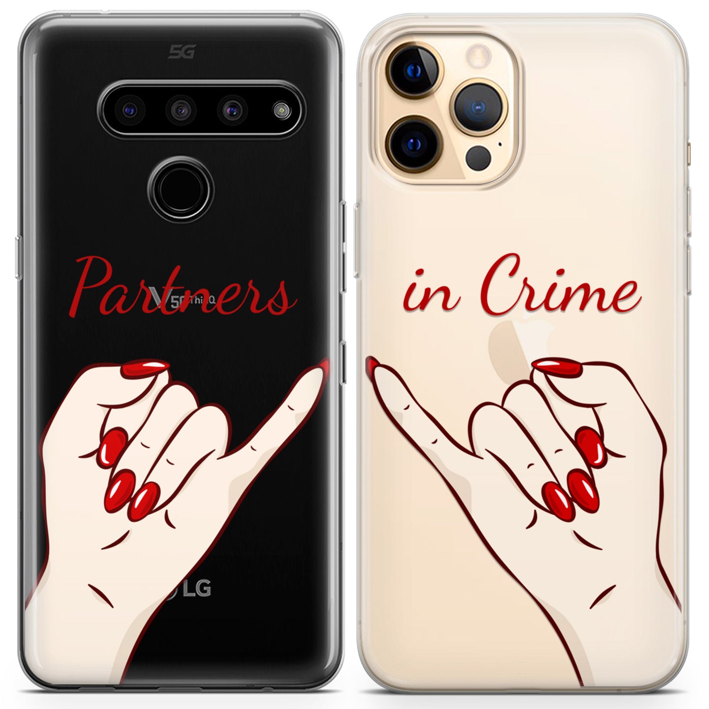 Cavka iPhone Couple Cases Cute Handcuffs