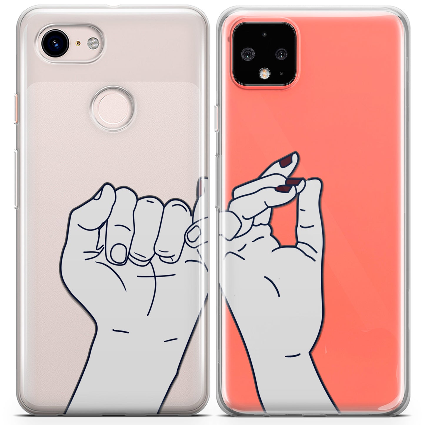 Cavka iPhone Couple Cases Pinky Swear