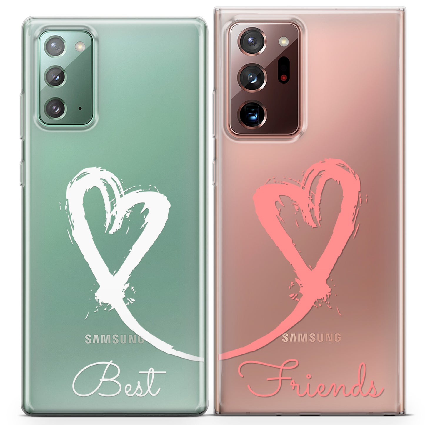 Cavka iPhone Couple Cases Painted Hearts