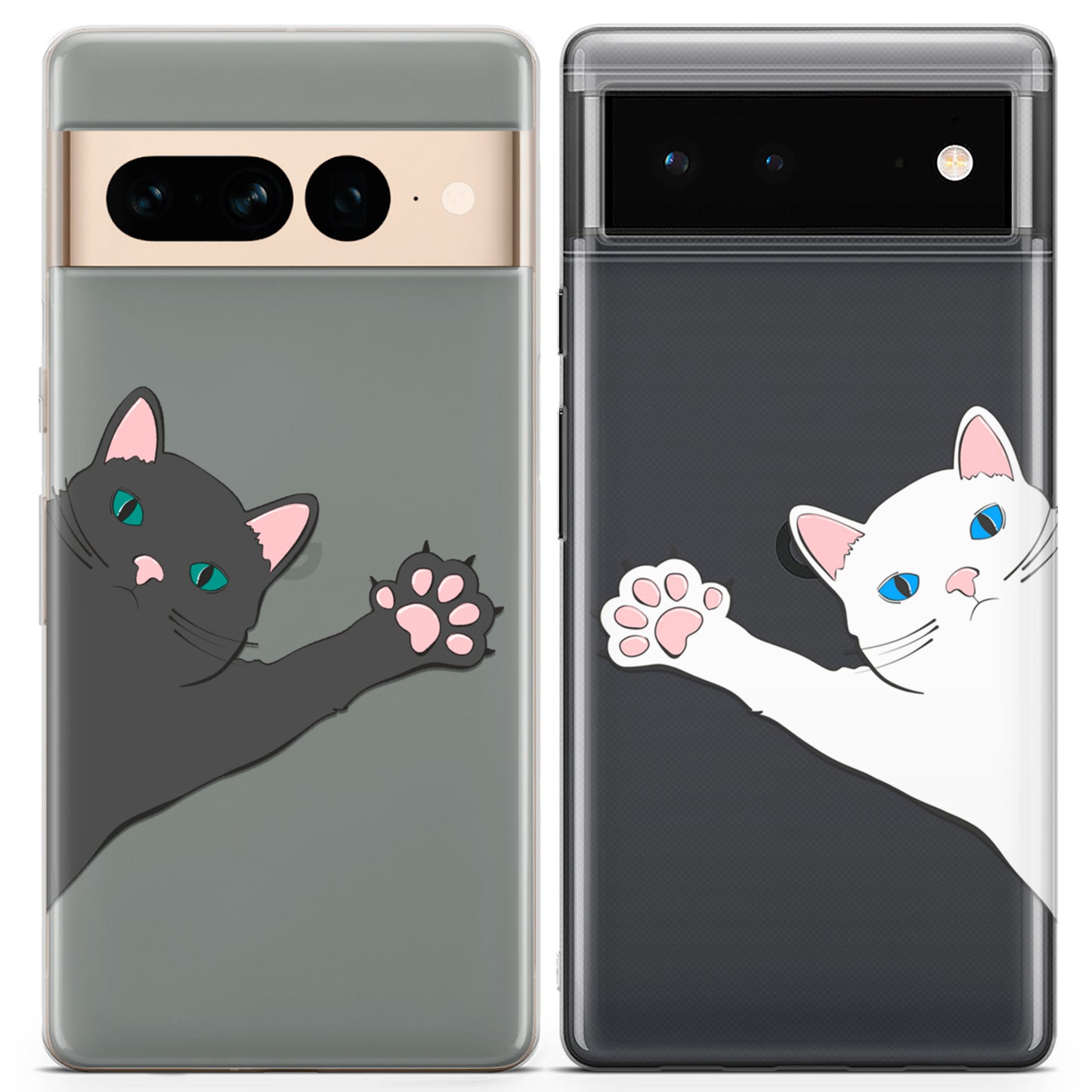 Cavka iPhone Couple Cases Kitty Paws