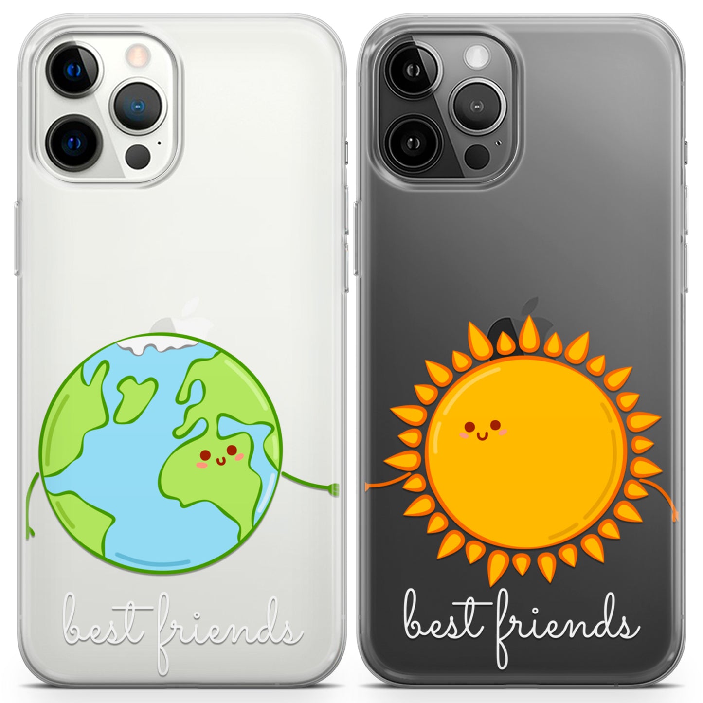 Cavka iPhone Couple Cases Earth and Sun