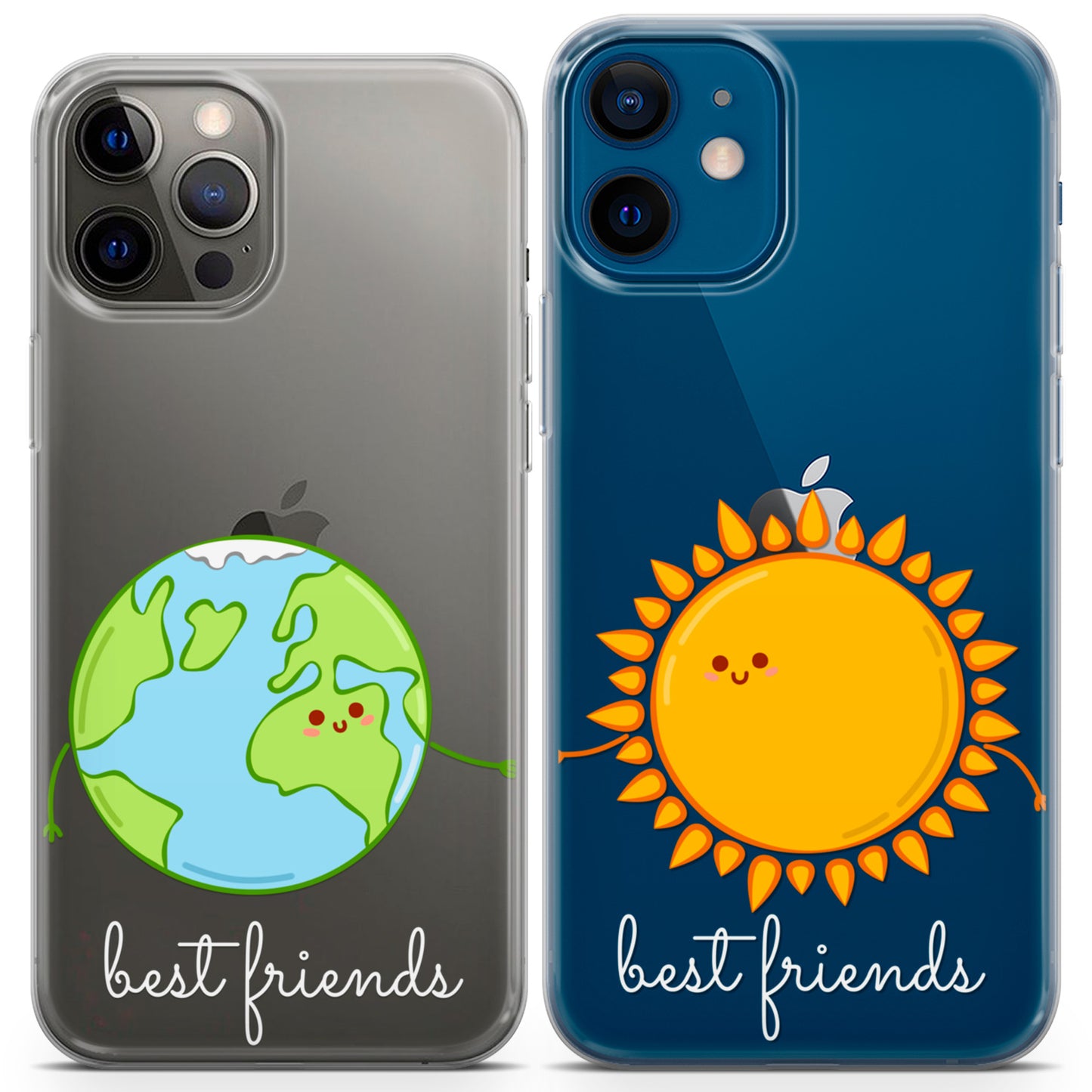 Cavka iPhone Couple Cases Earth and Sun