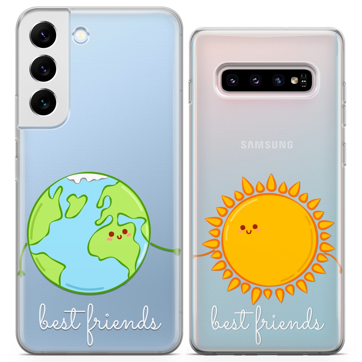 Cavka iPhone Couple Cases Earth and Sun