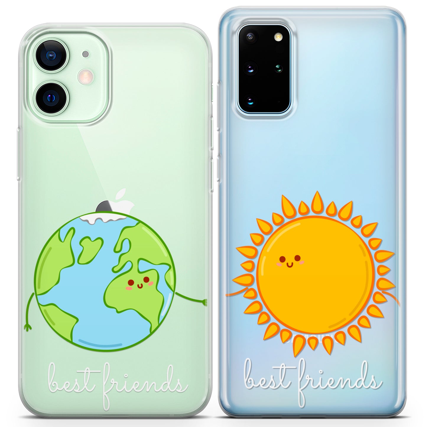 Cavka iPhone Couple Cases Earth and Sun