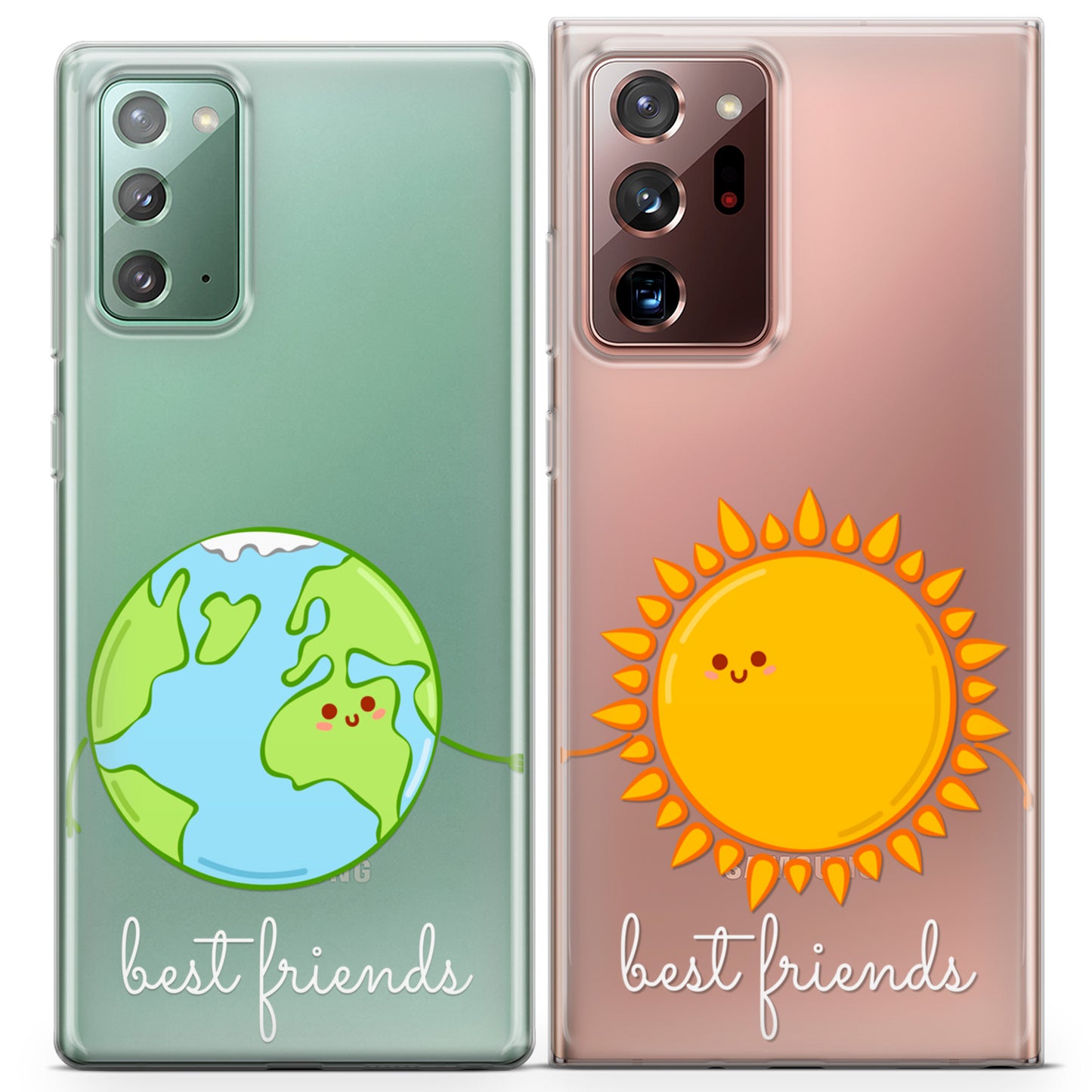 Cavka iPhone Couple Cases Earth and Sun