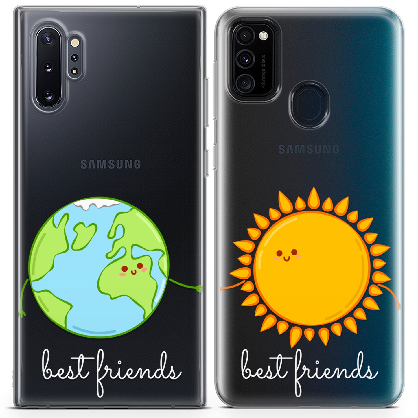 Cavka iPhone Couple Cases Earth and Sun