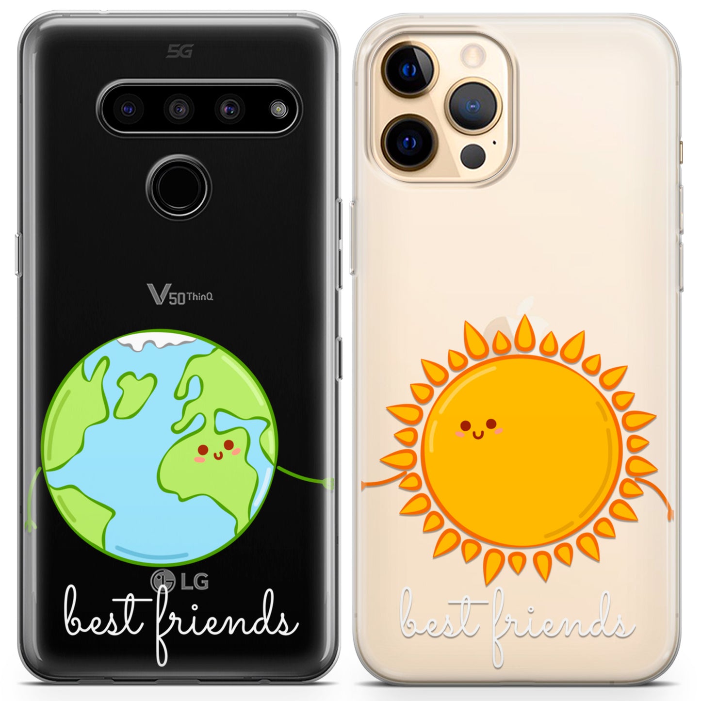 Cavka iPhone Couple Cases Earth and Sun