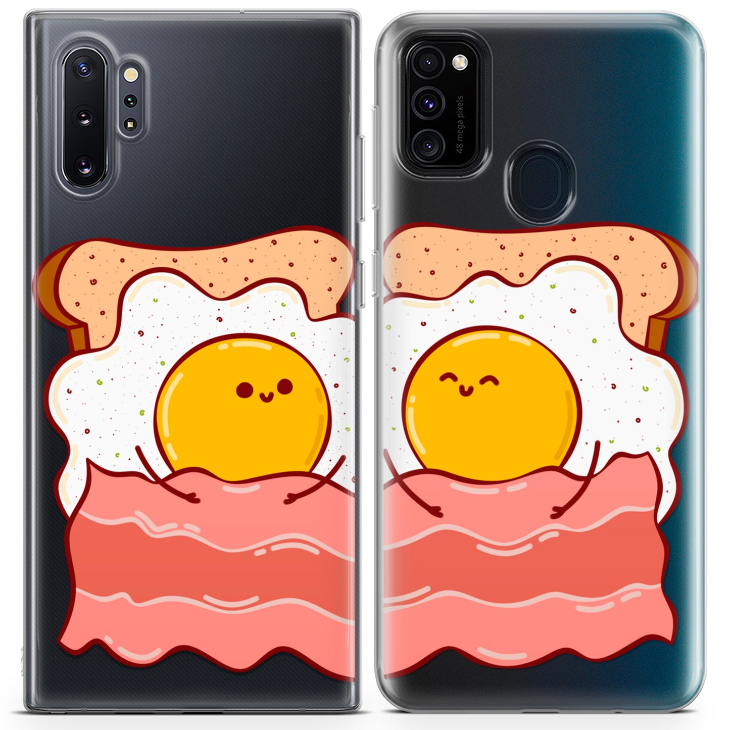 Cavka iPhone Couple Cases Cute Breakfast