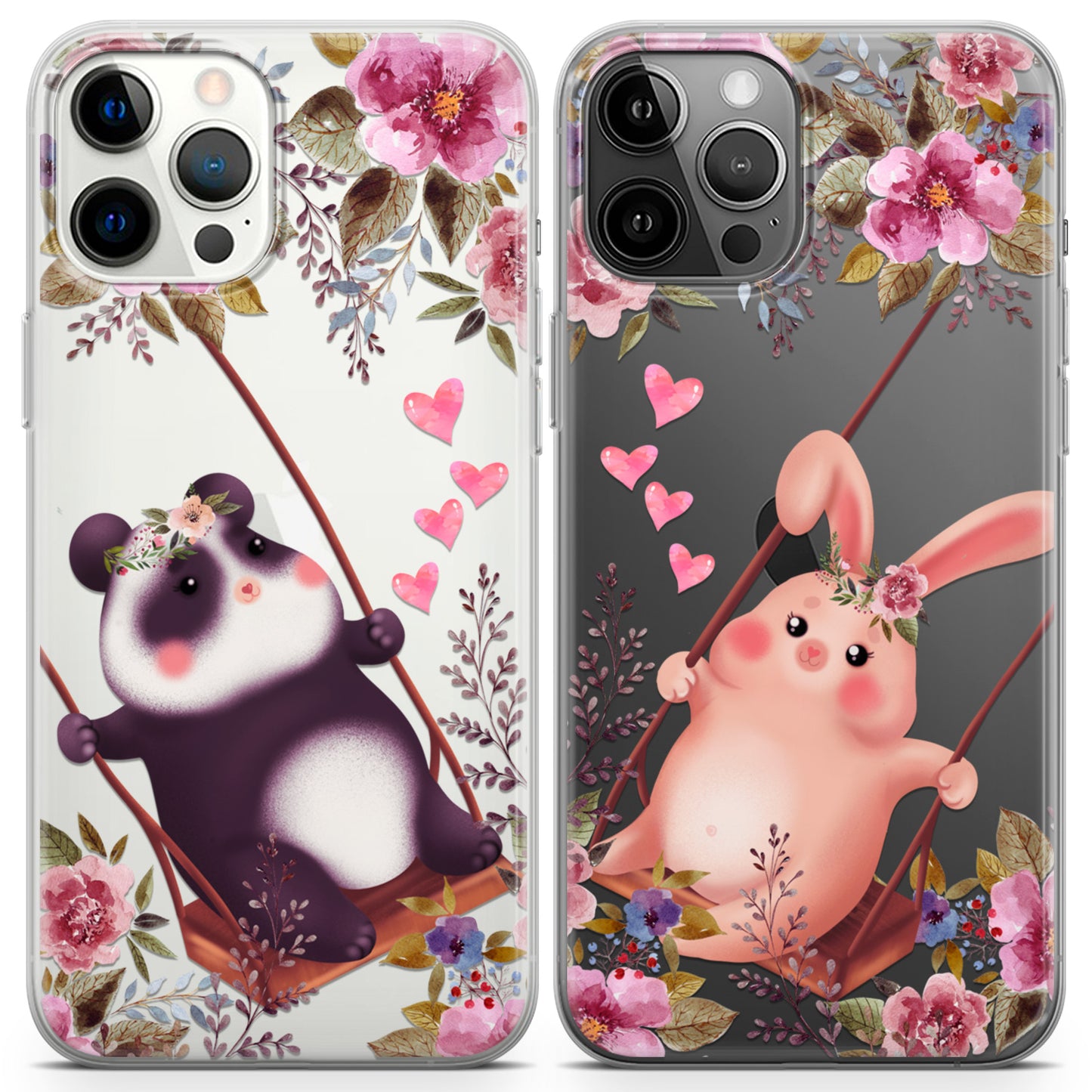 Cavka iPhone Couple Cases Animals Swing