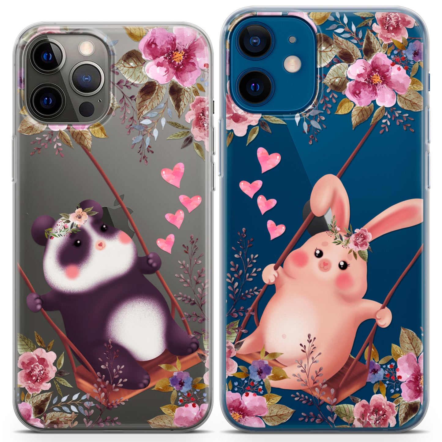 Cavka iPhone Couple Cases Animals Swing