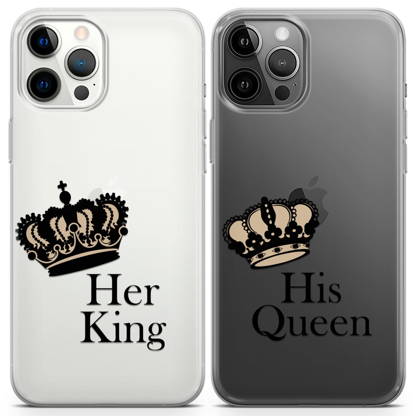 Cavka iPhone Couple Cases Her King and His Queen