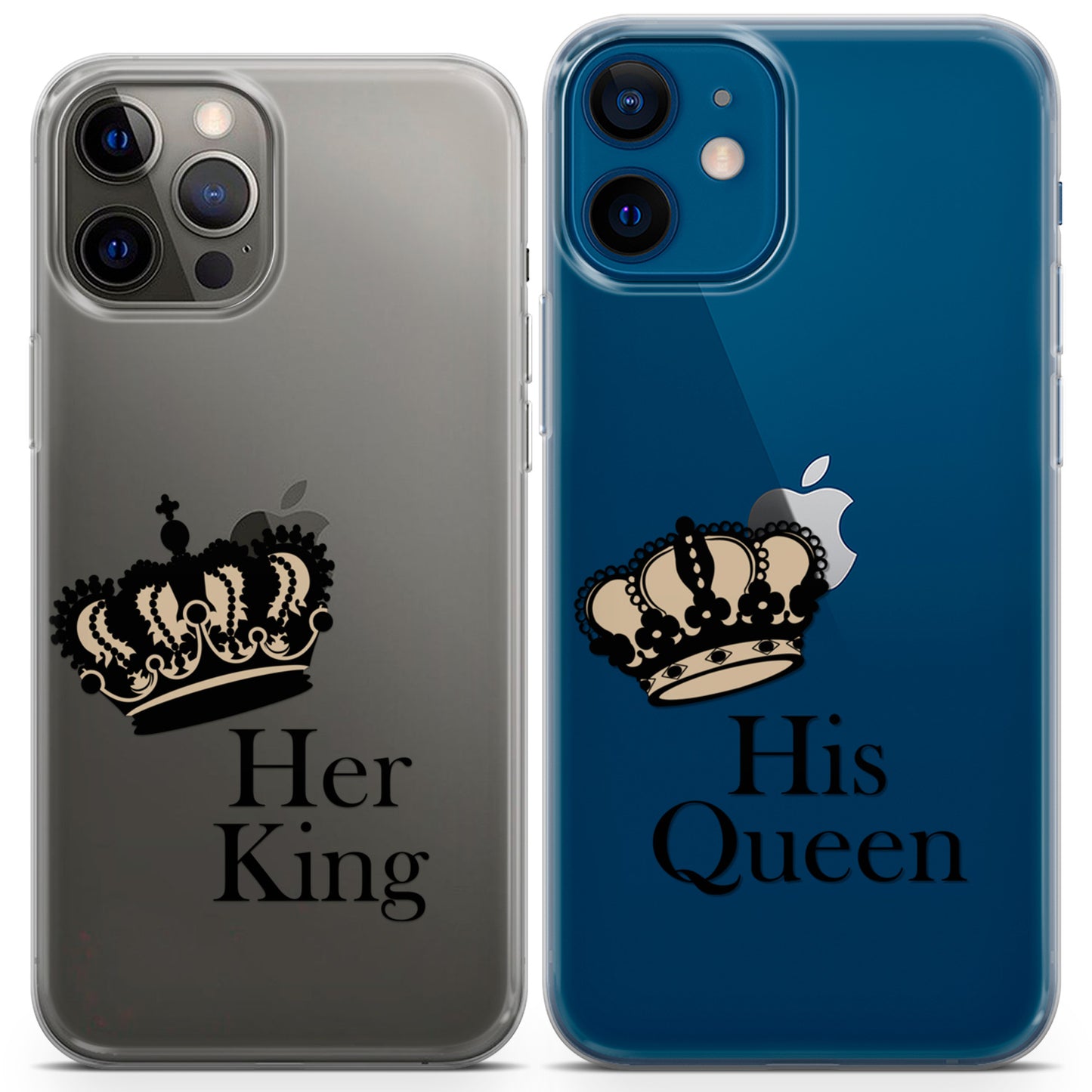 Cavka iPhone Couple Cases Her King and His Queen