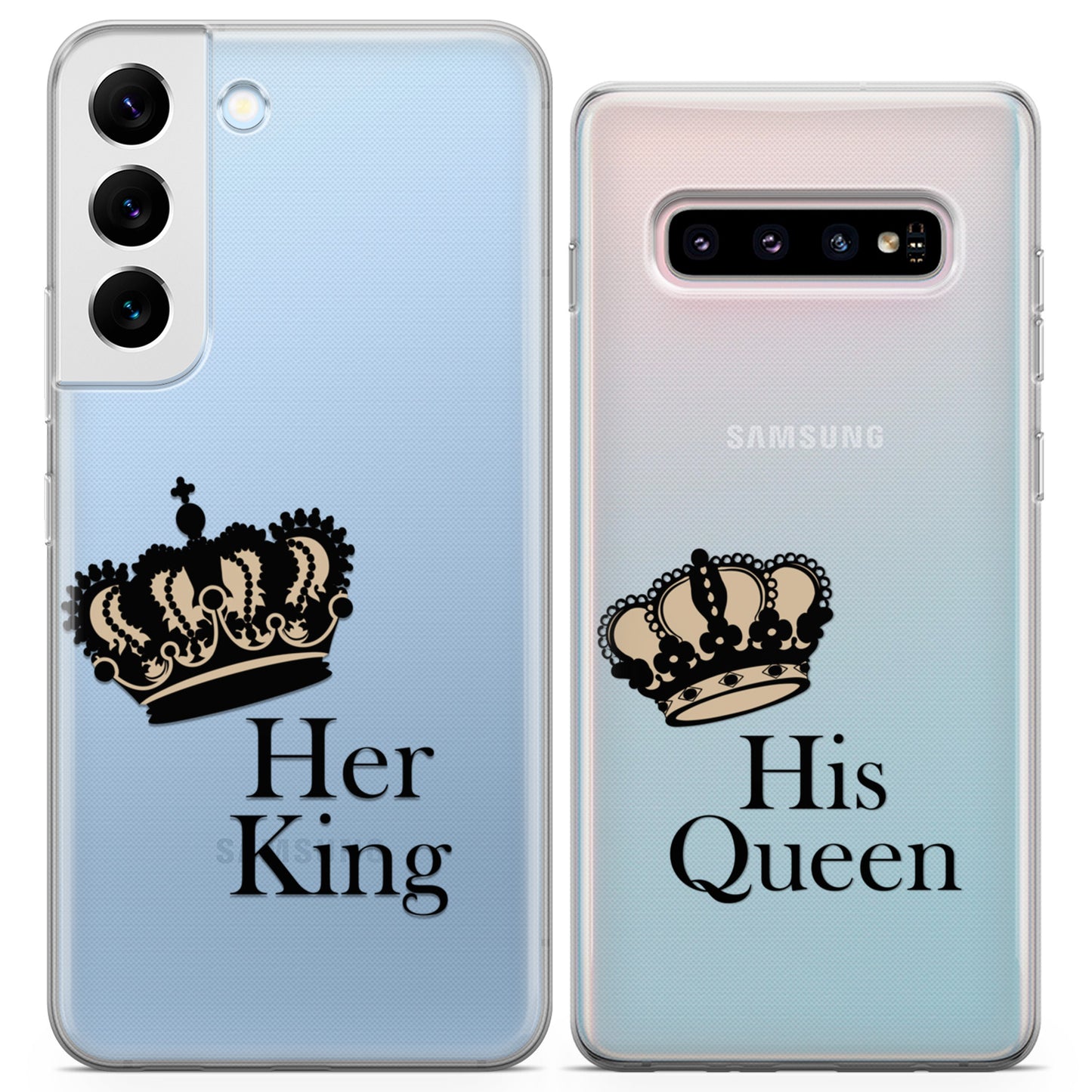 Cavka iPhone Couple Cases Her King and His Queen