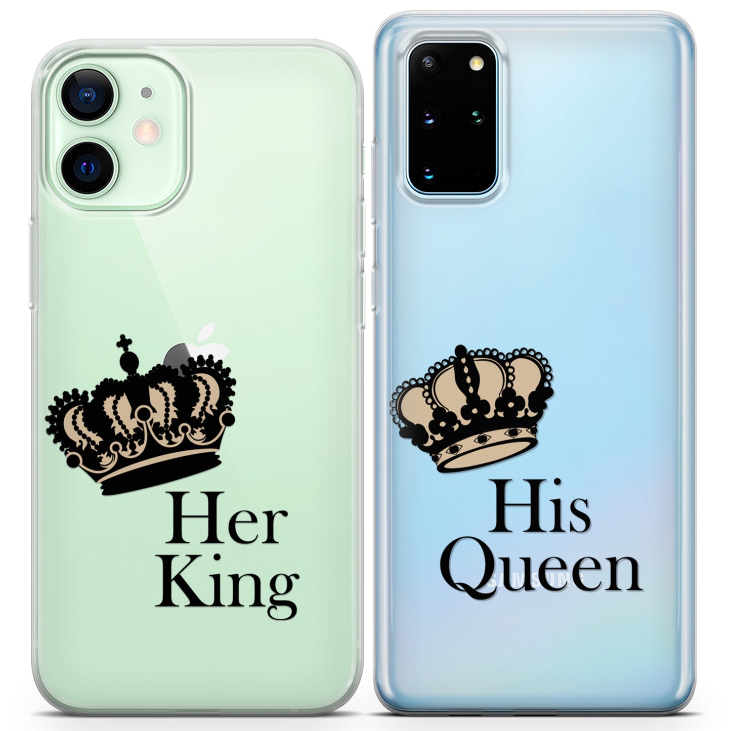 Cavka iPhone Couple Cases Her King and His Queen