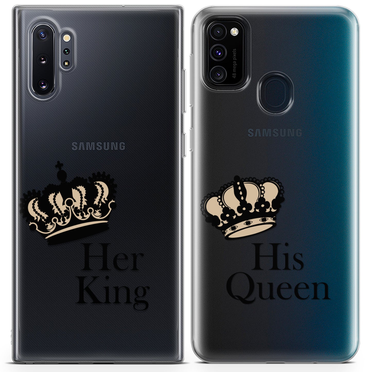 Cavka iPhone Couple Cases Her King and His Queen