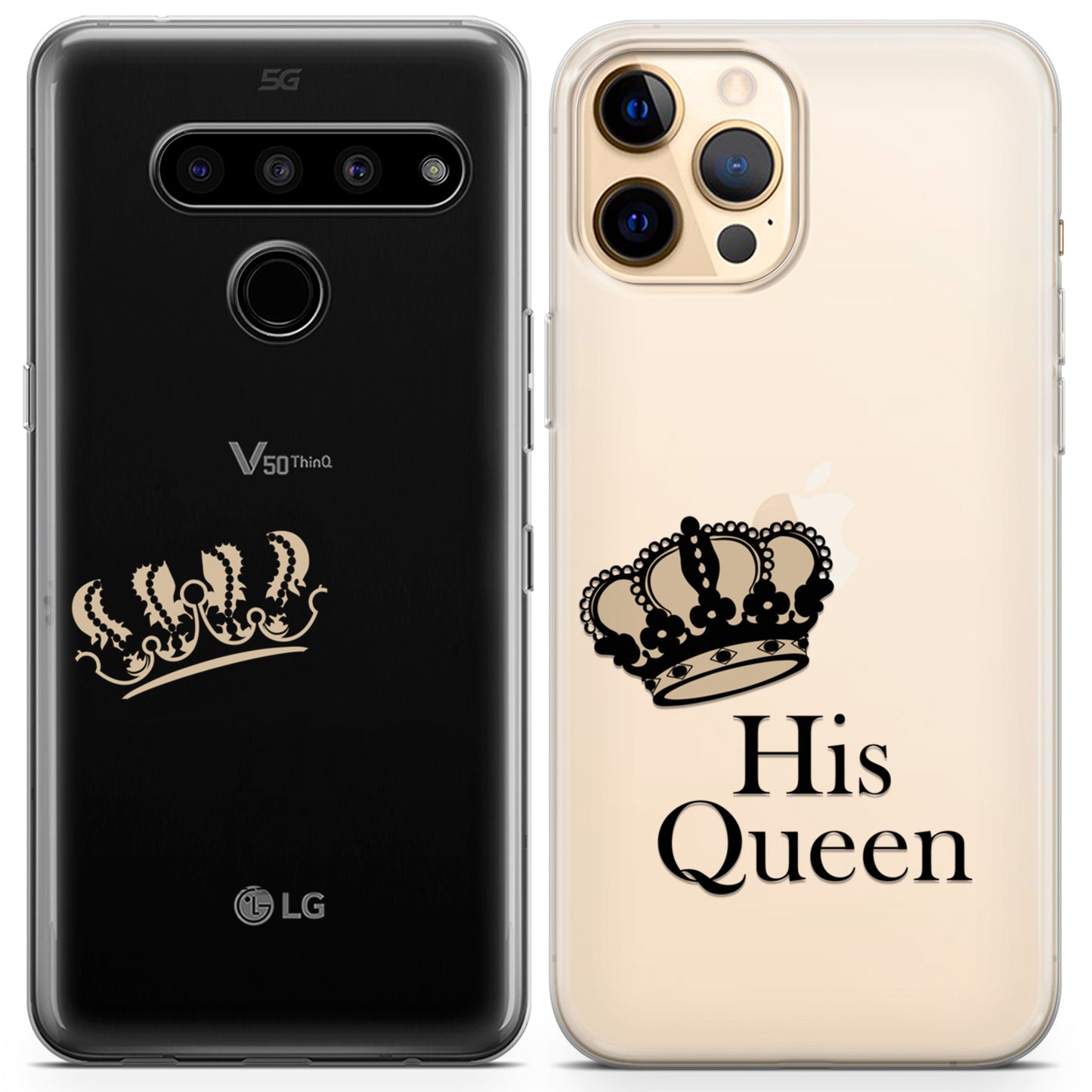 Cavka iPhone Couple Cases Her King and His Queen