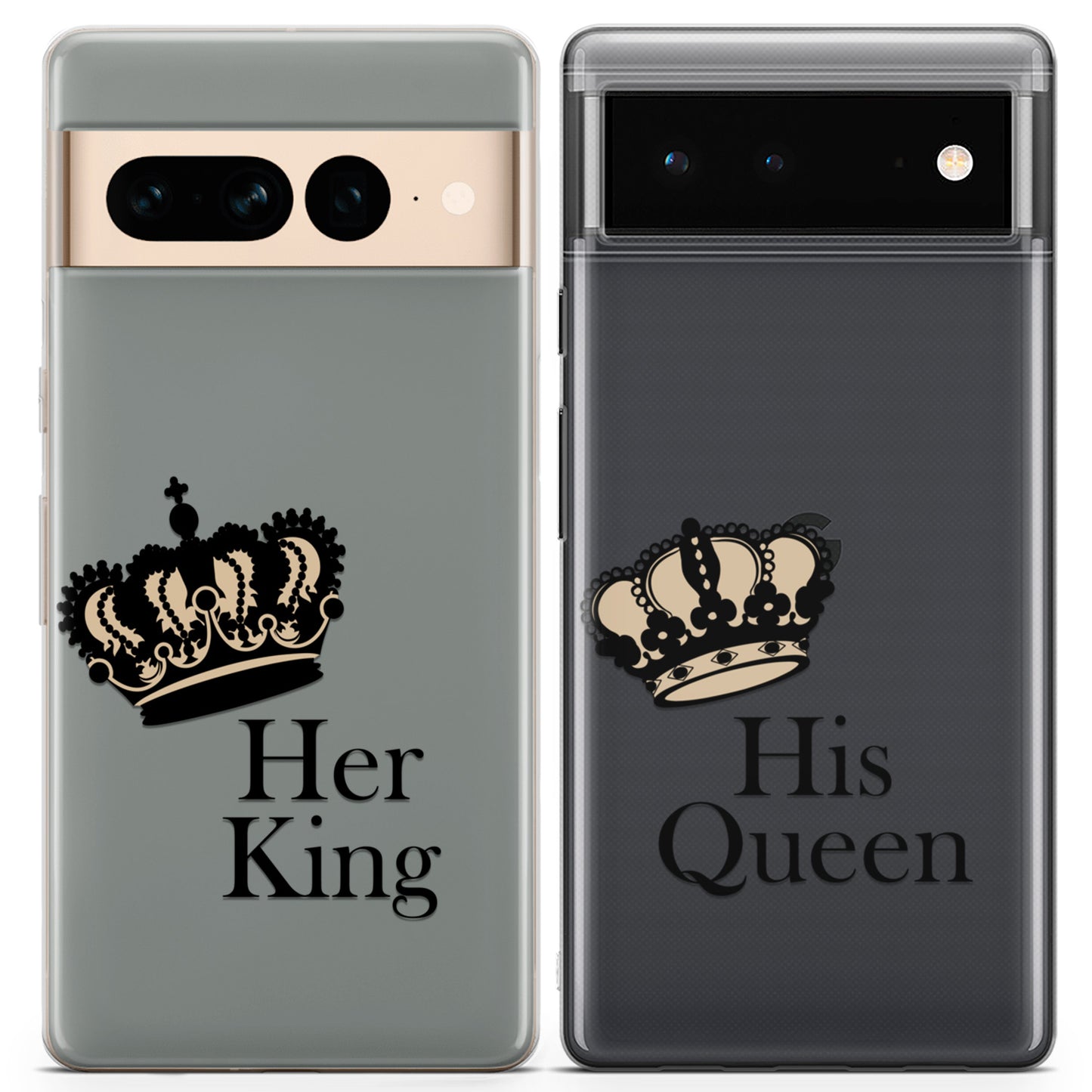 Cavka iPhone Couple Cases Her King and His Queen