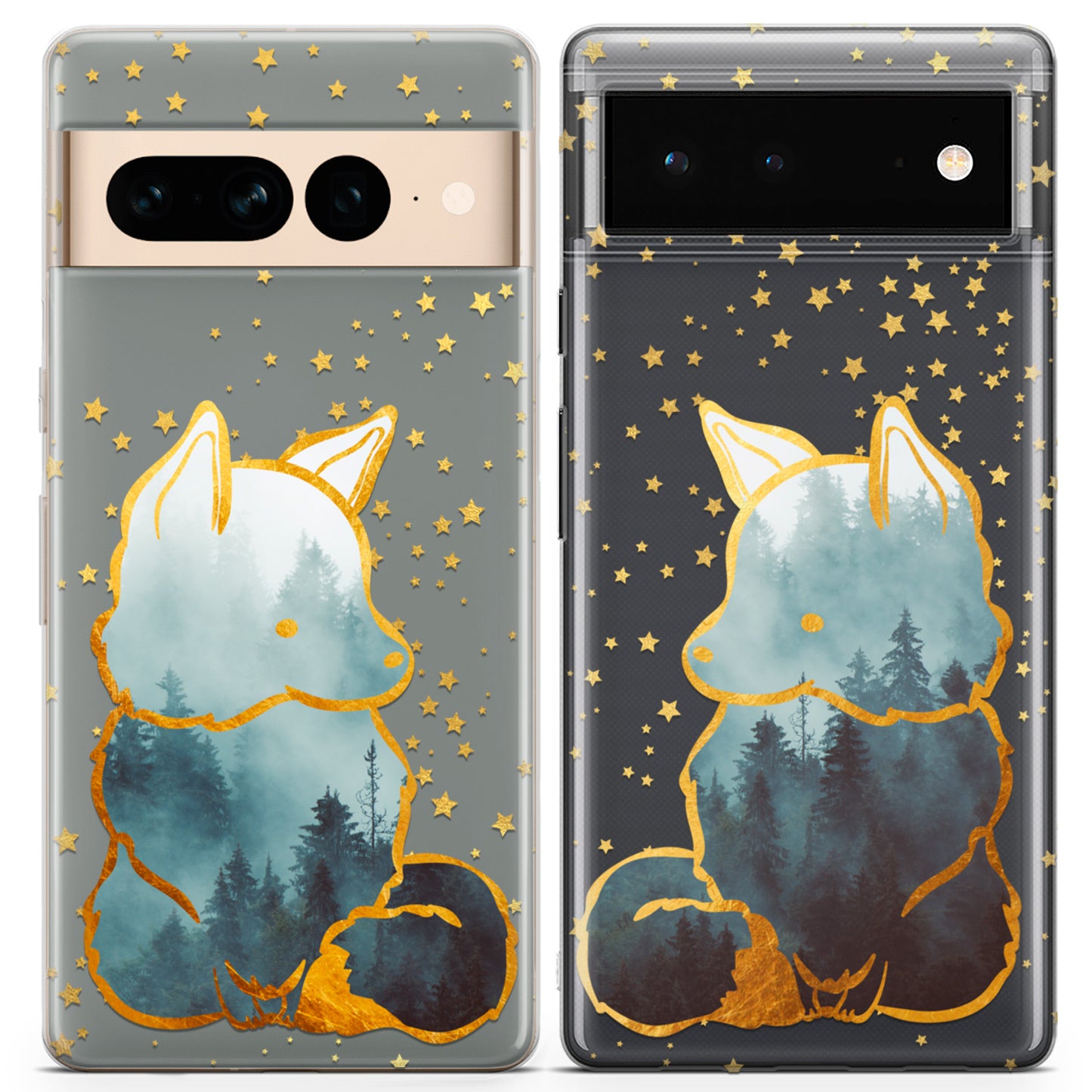 Cavka iPhone Couple Cases Forest Foxes