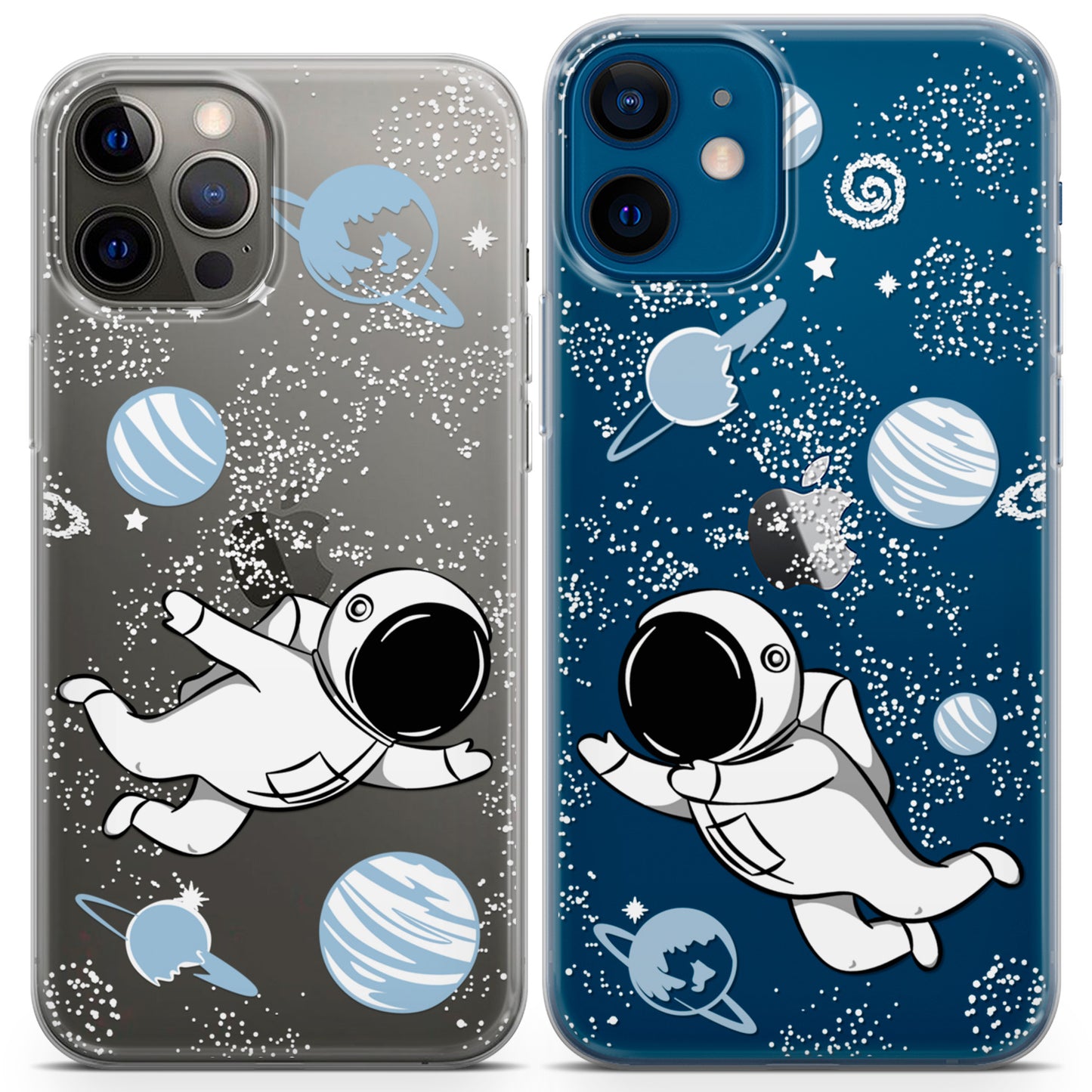 Cavka iPhone Couple Cases Cute Astronauts