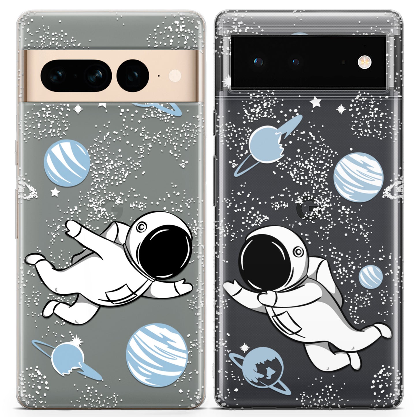 Cavka iPhone Couple Cases Cute Astronauts