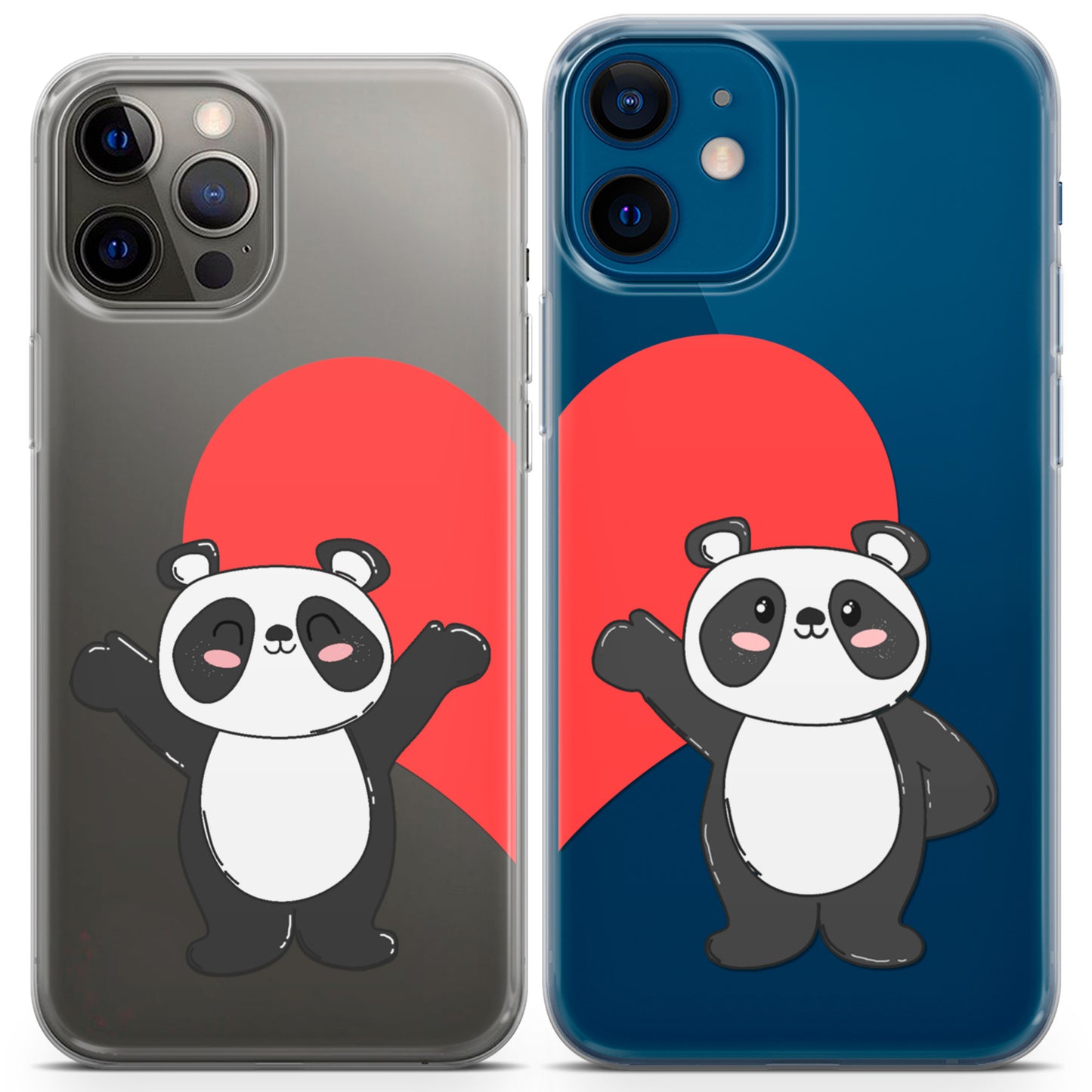 Cavka iPhone Couple Cases Lovely Pandas