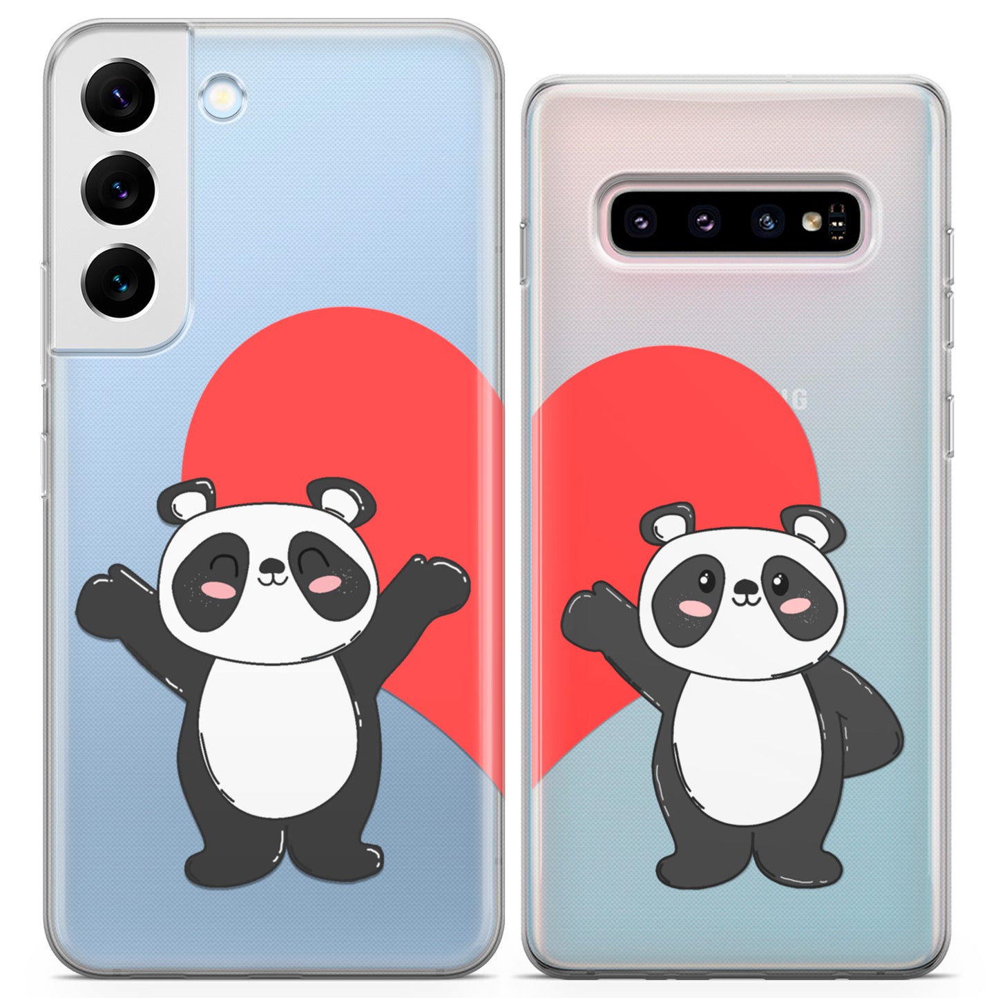 Cavka iPhone Couple Cases Lovely Pandas