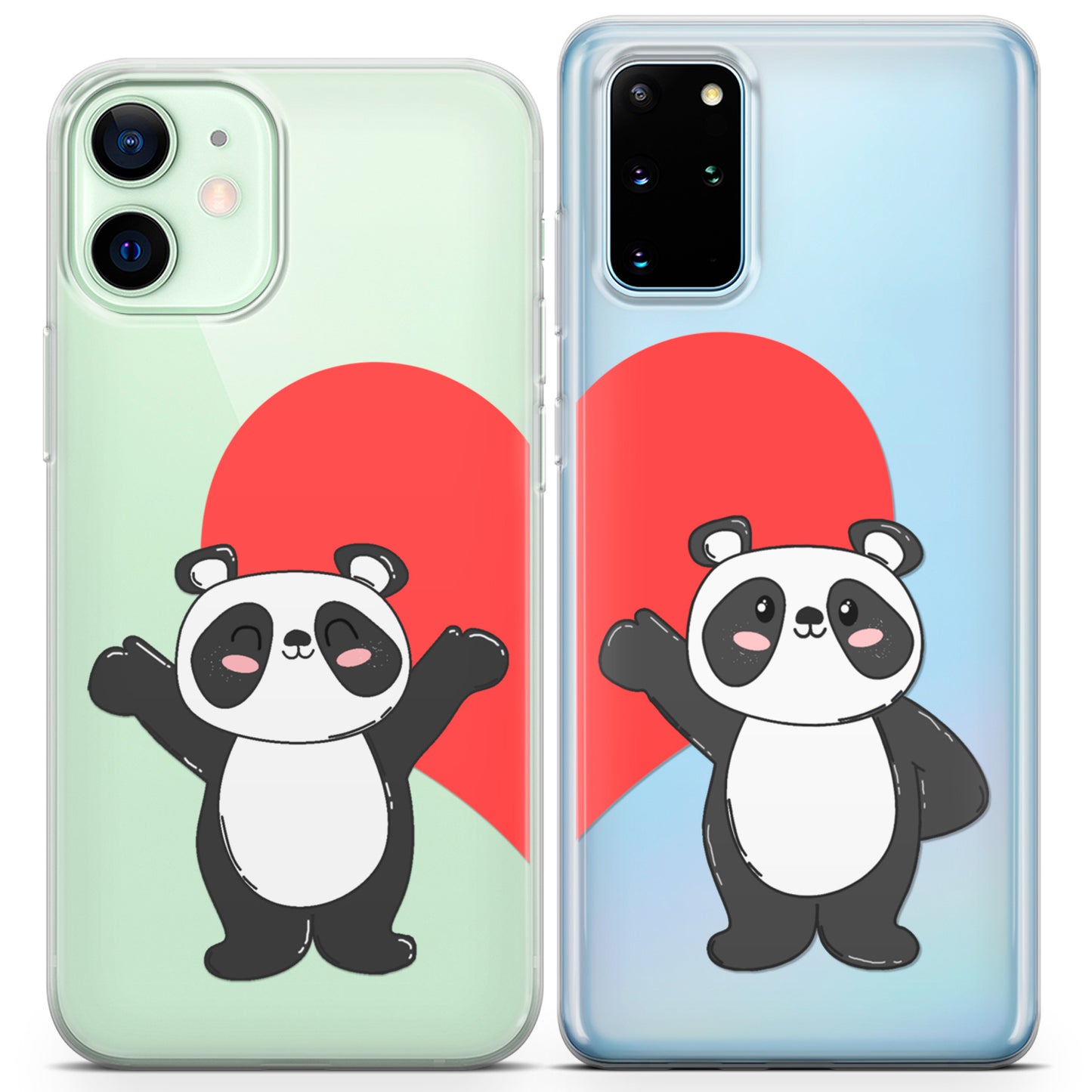 Cavka iPhone Couple Cases Lovely Pandas